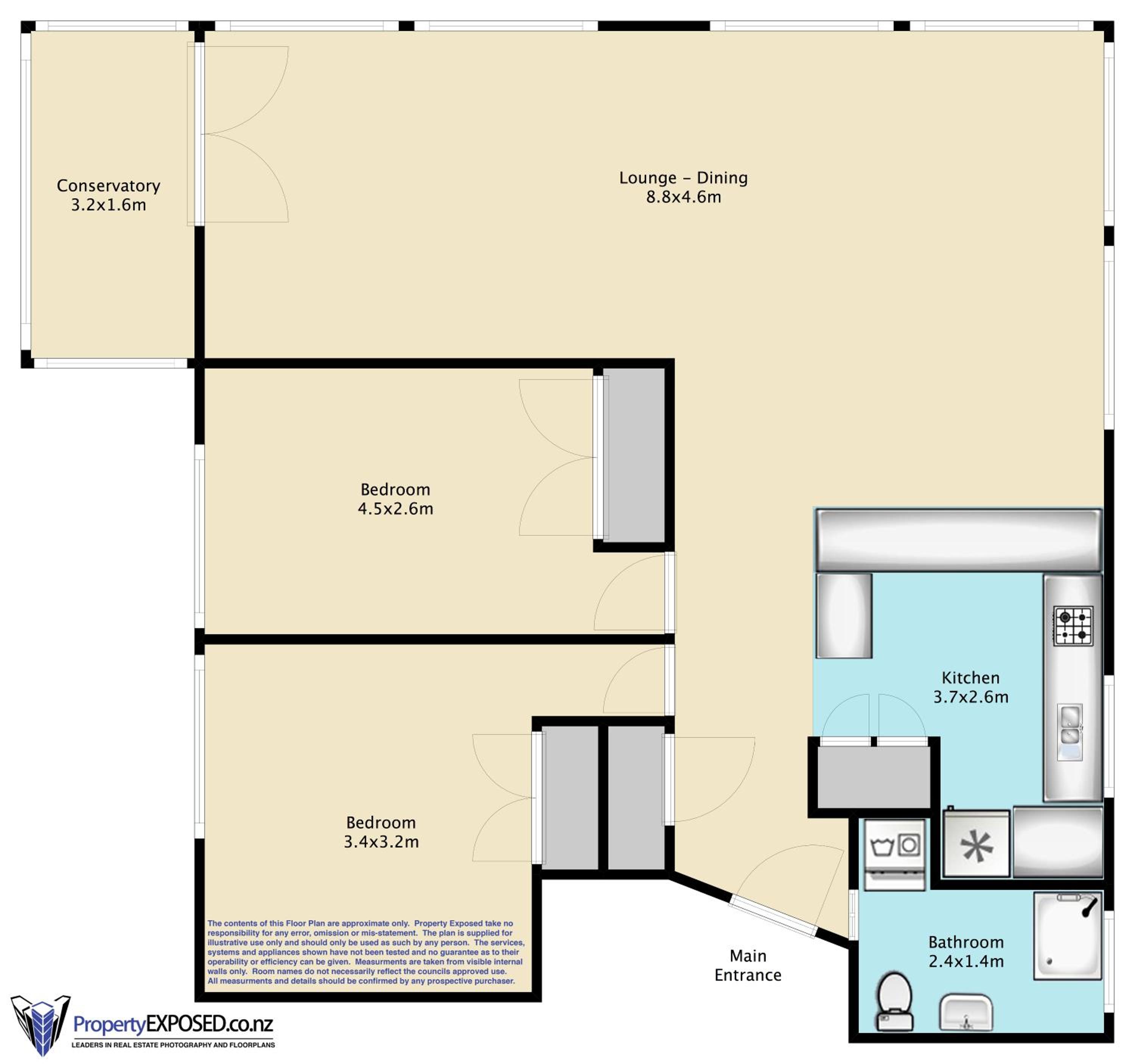 Spacious Sunny Seaview Apartment