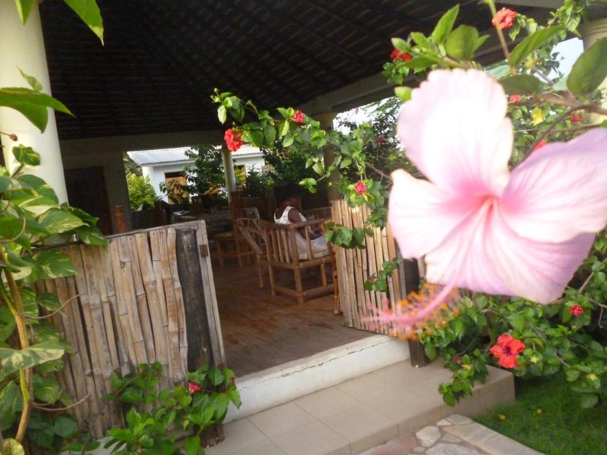 outdoor BBQ area