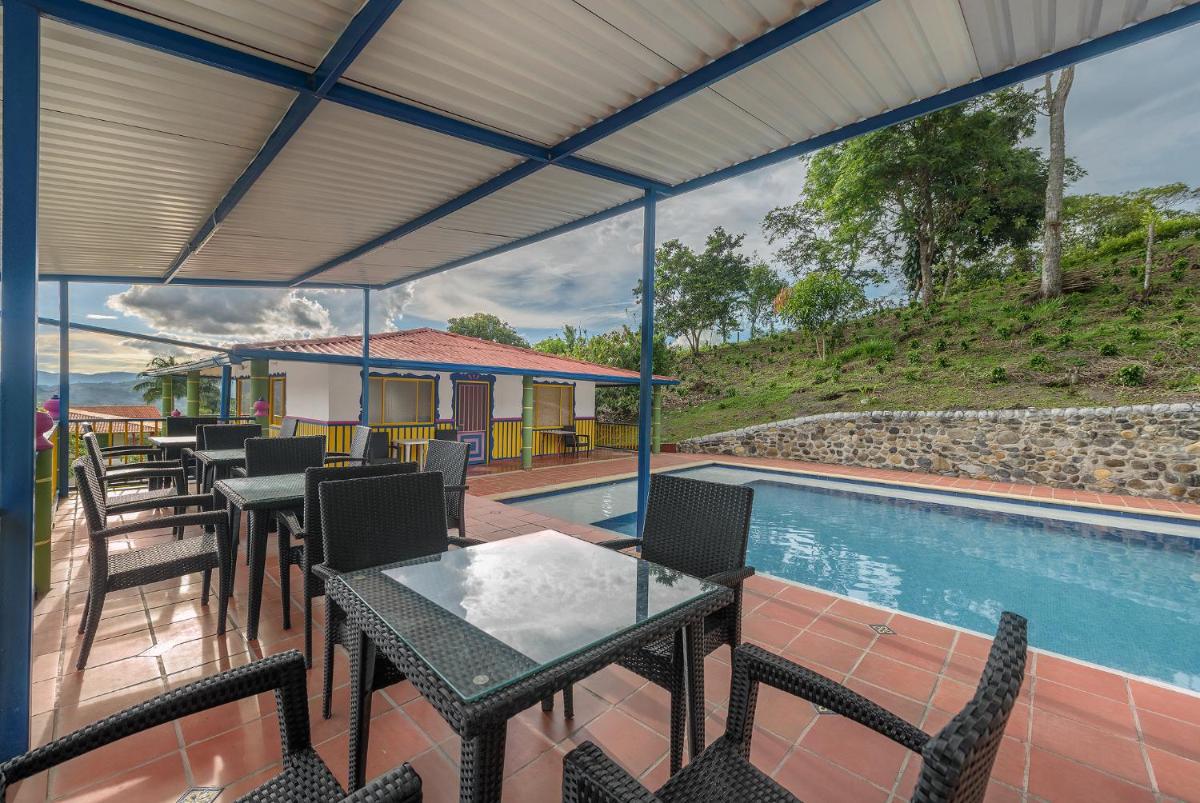 outdoor BBQ area