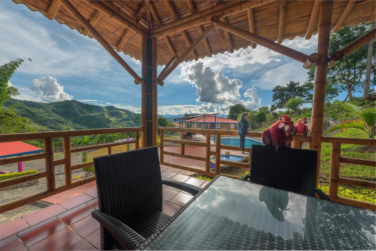 outdoor BBQ area