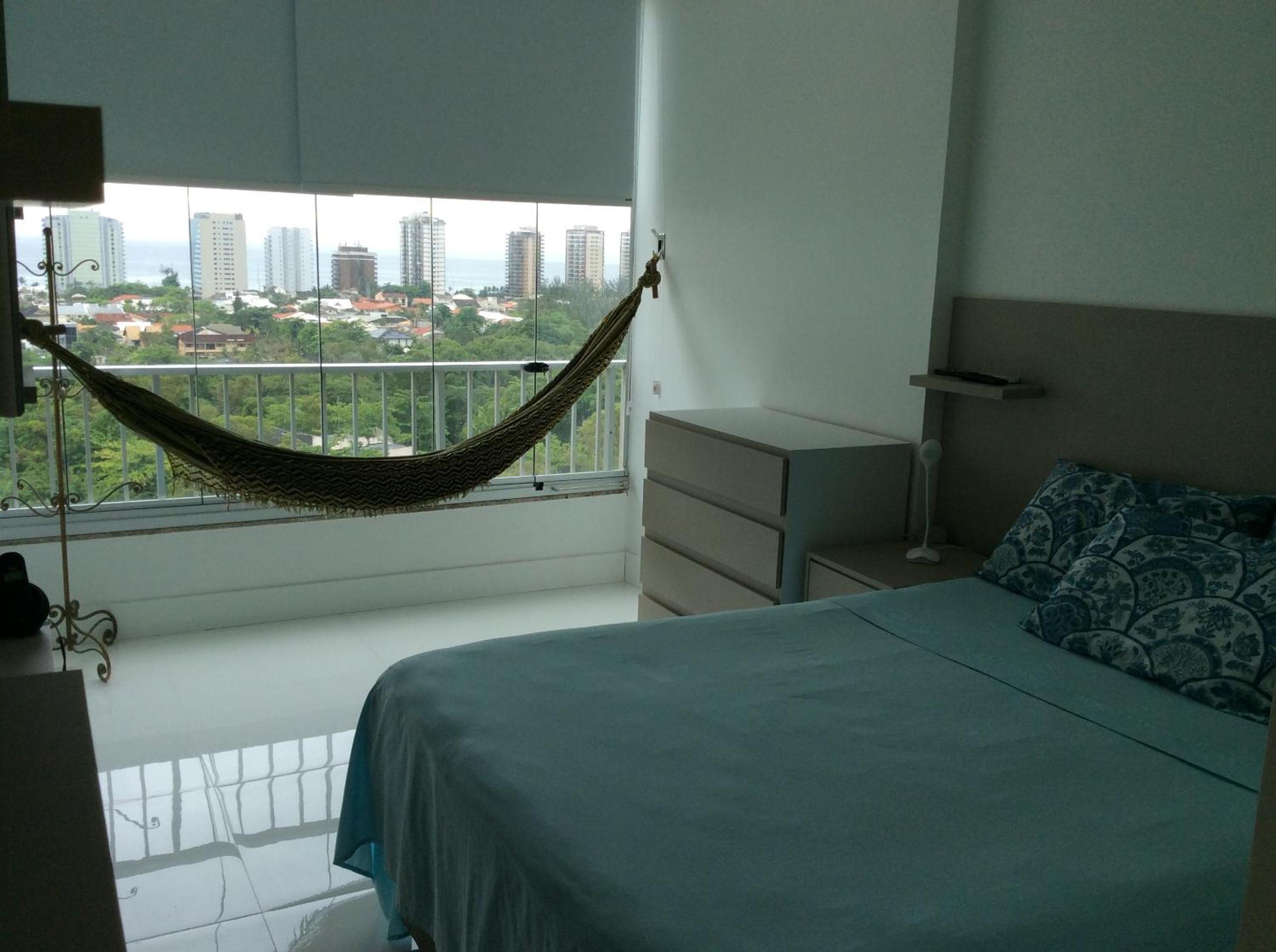 Rosa dos Ventos - Premium Luxo 5 Estrelas - Vista Mar - Barra da Tijuca - 2 Quartos, Cozinha equipada, Amplo e arejado, Ar cond, Estacionamento grátis, Res