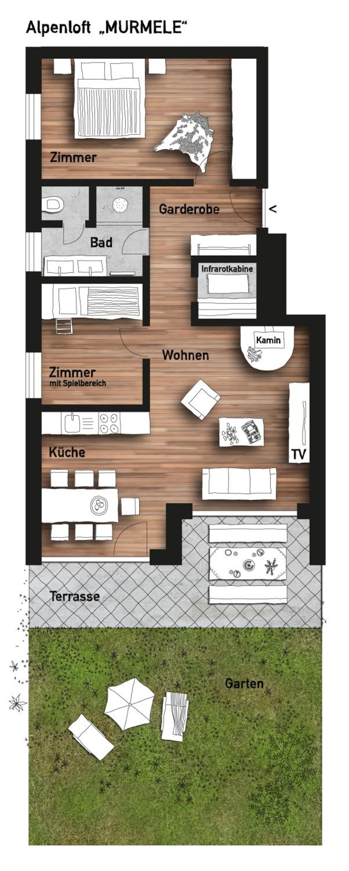 Gartenferienwohnung Murmele by A-Appartments