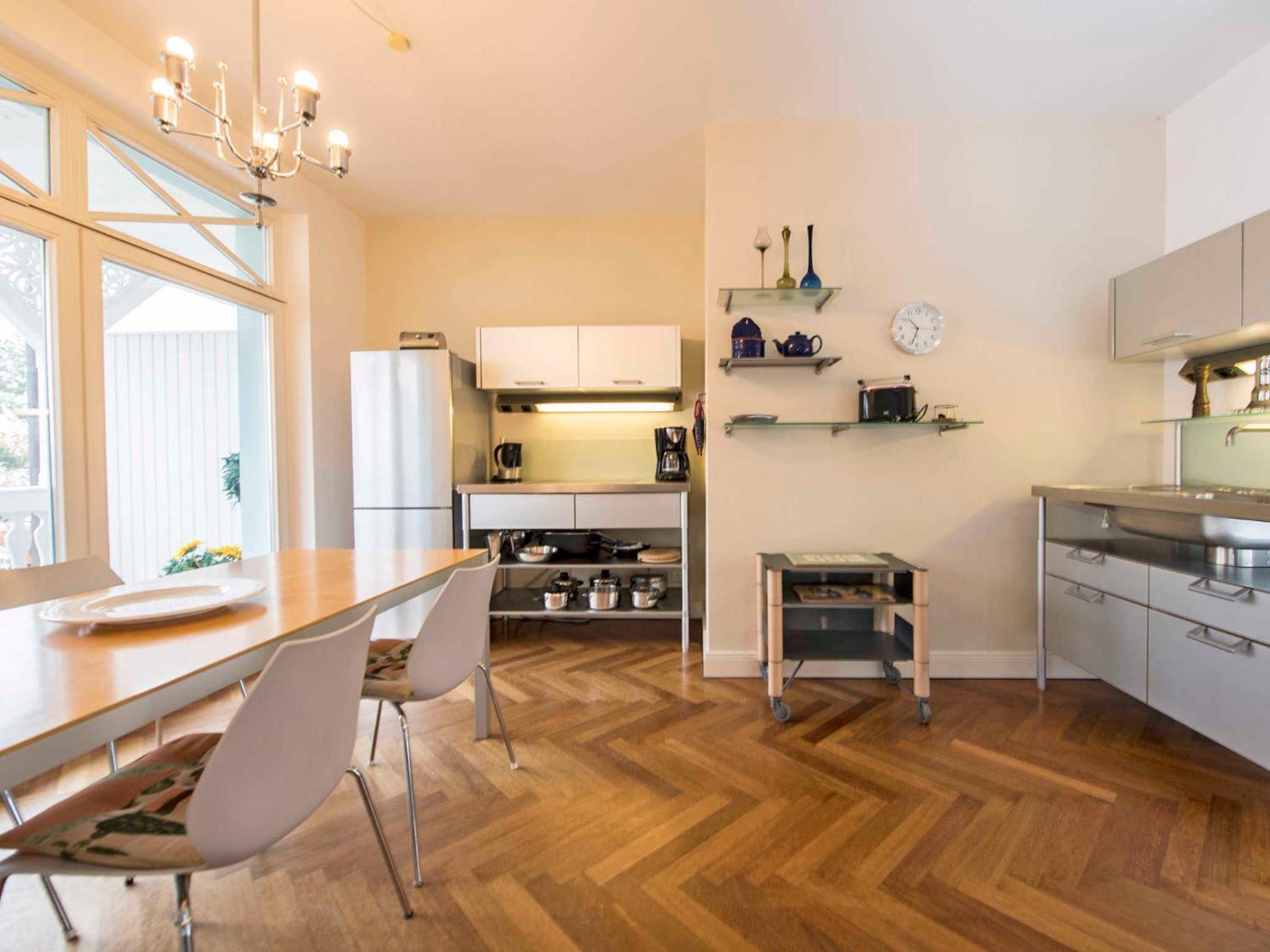 Villa Strandburg in Binz - WG 10 mit Balkon und Meerblick