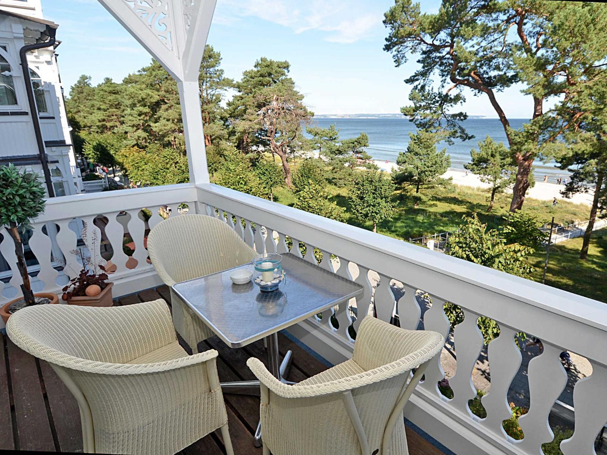 Villa Strandburg in Binz - WG 10 mit Balkon und Meerblick