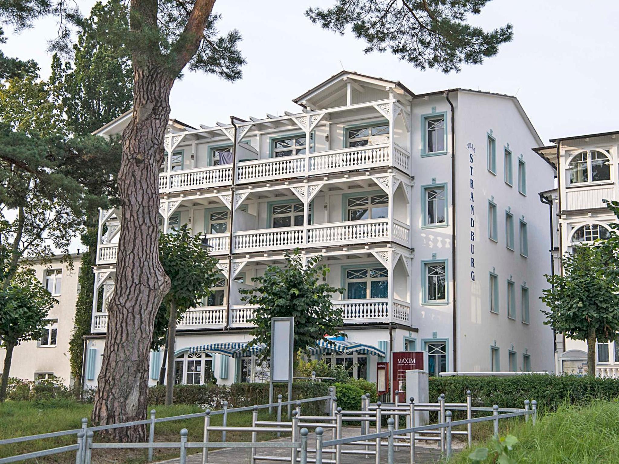 Villa Strandburg in Binz - WG 10 mit Balkon und Meerblick