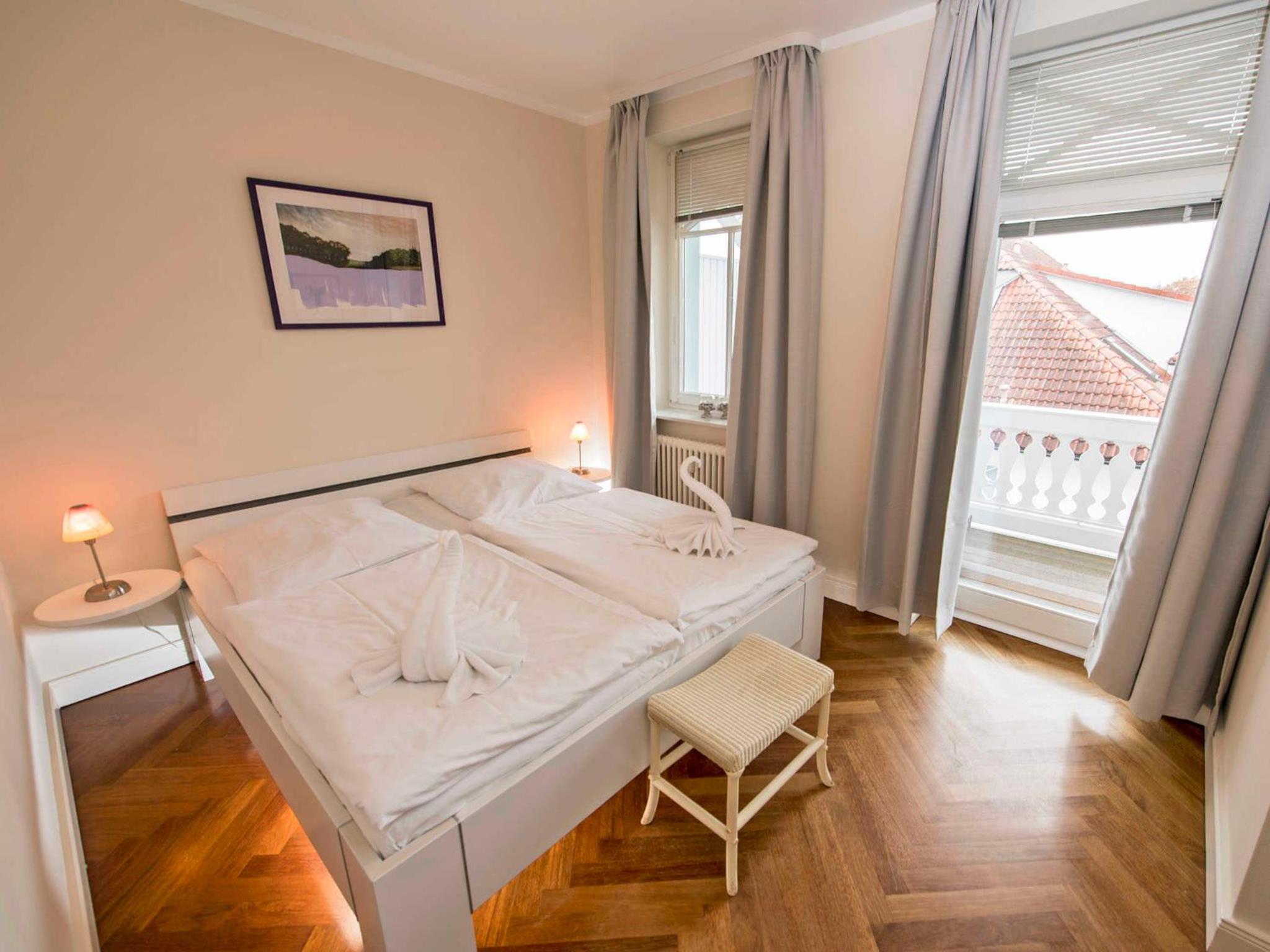 Villa Strandburg in Binz - WG 10 mit Balkon und Meerblick