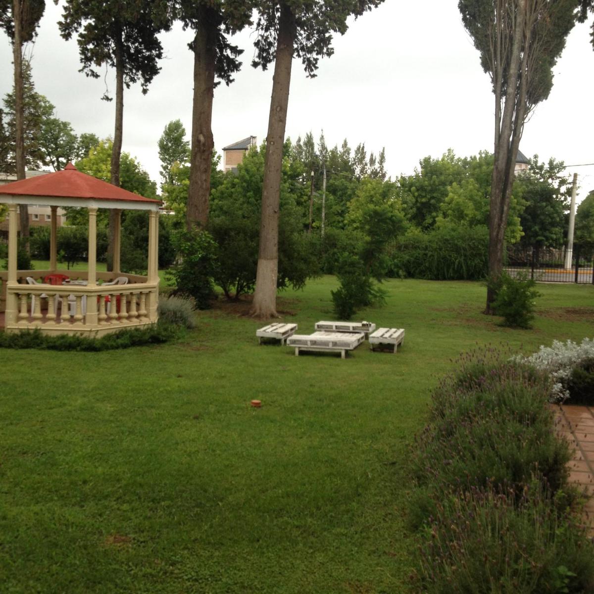 outdoor BBQ area