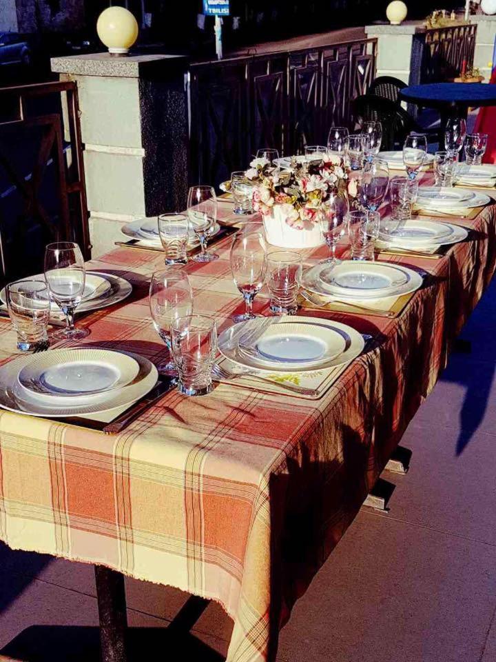 outdoor BBQ area
