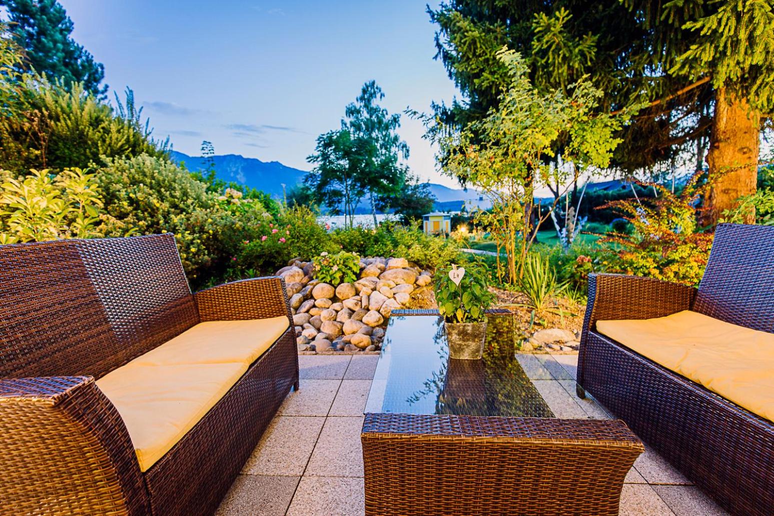outdoor BBQ area