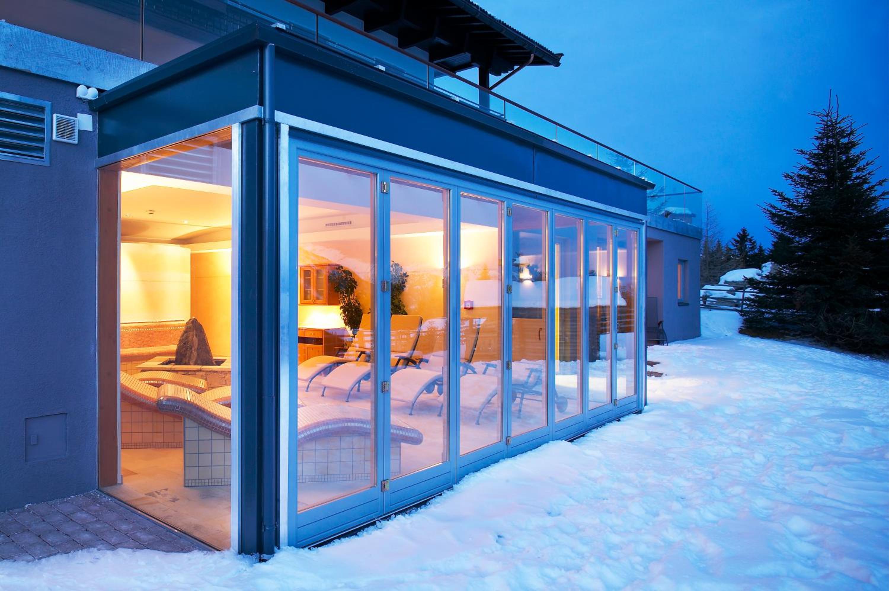 outdoor BBQ area