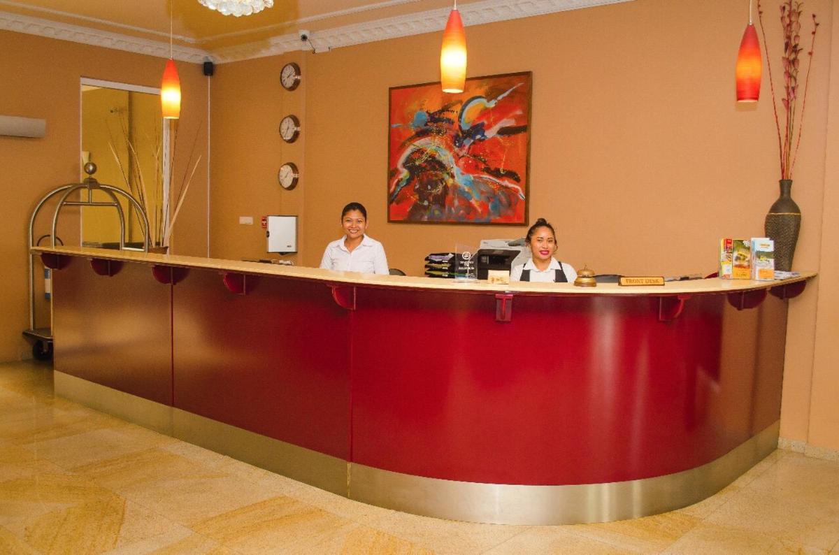 hotel reception