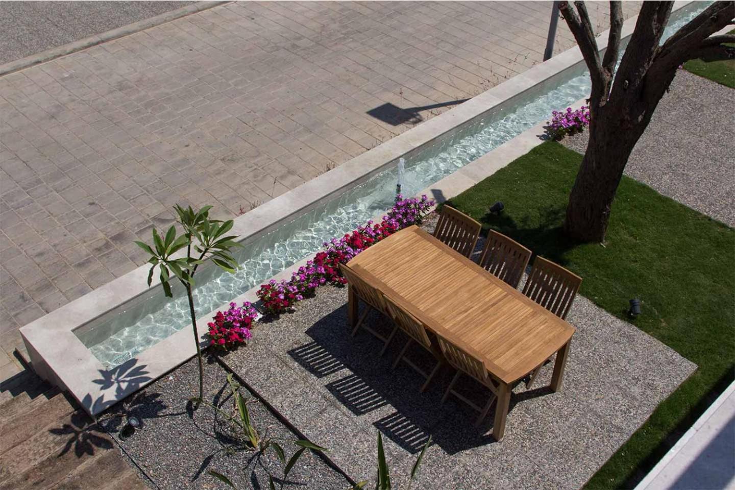 outdoor BBQ area
