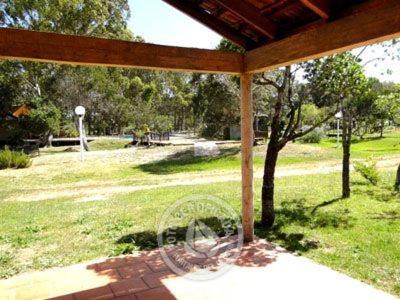 outdoor BBQ area