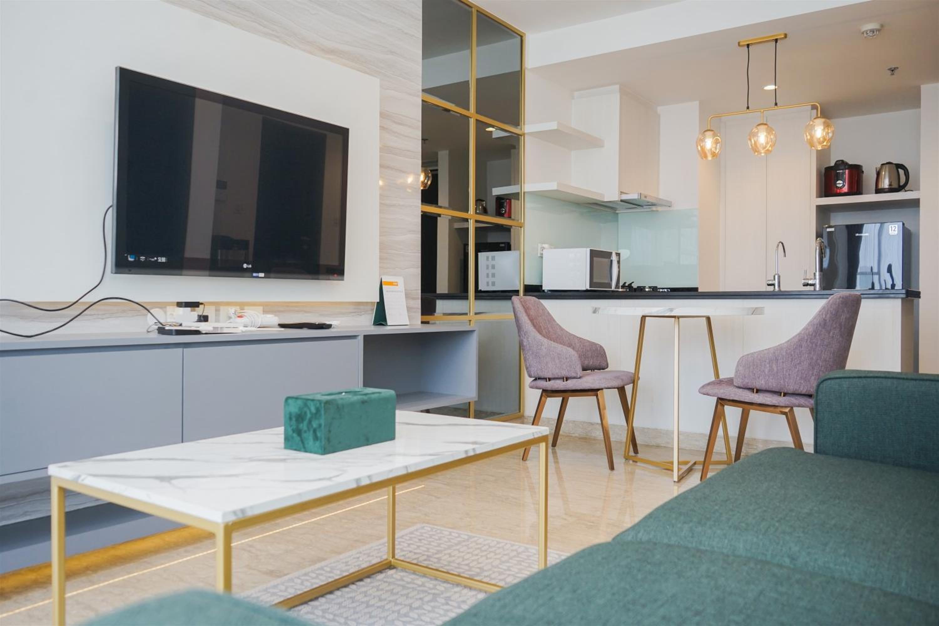 1BR Apartment with Comfortable Design at Branz BSD City By Travelio