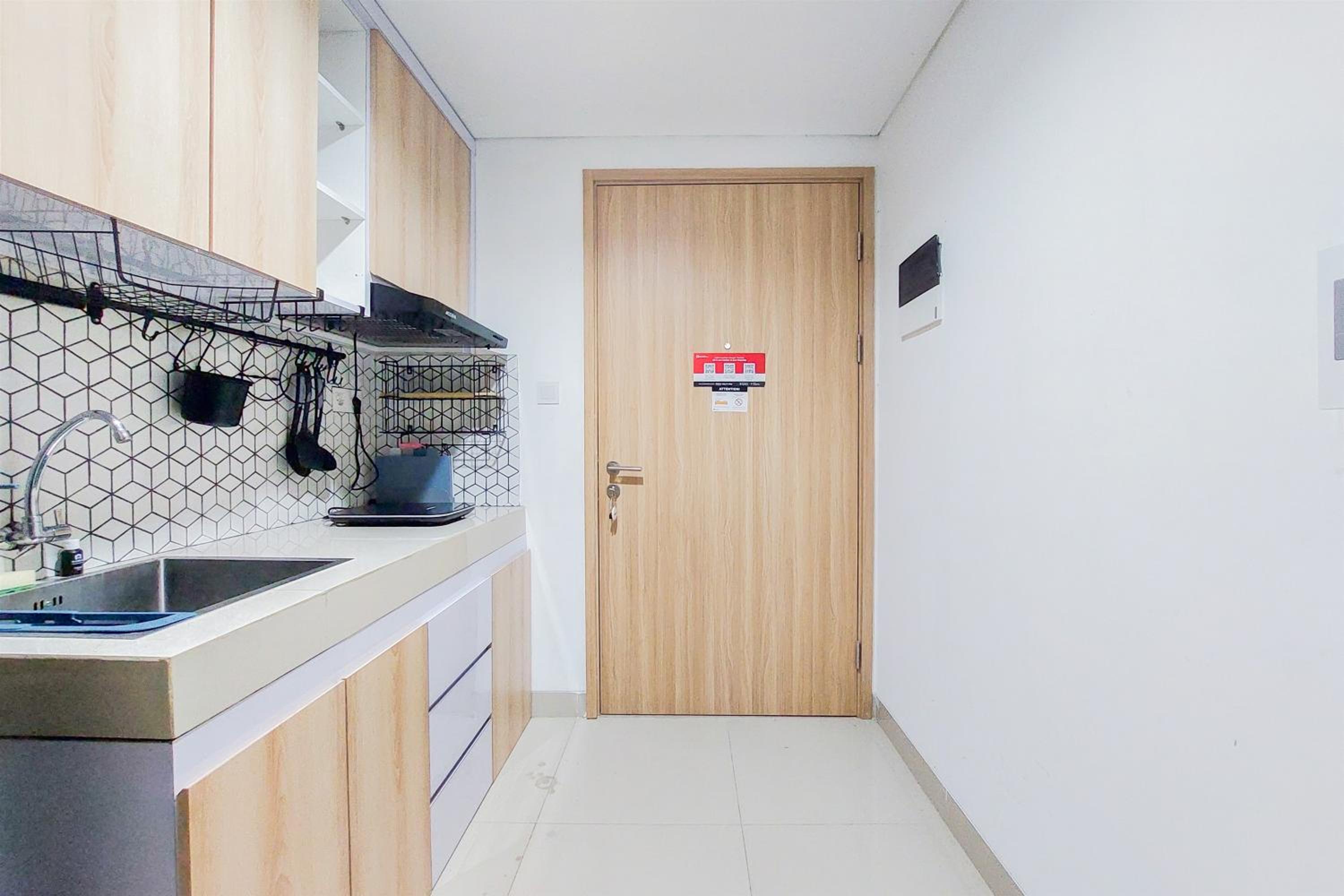 Comfort 1BR without Living Room Bintaro Embarcadero Apartment By Travelio