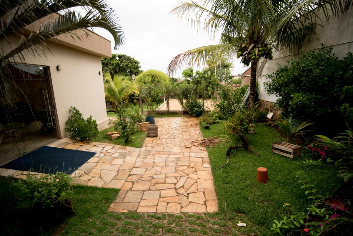 outdoor BBQ area