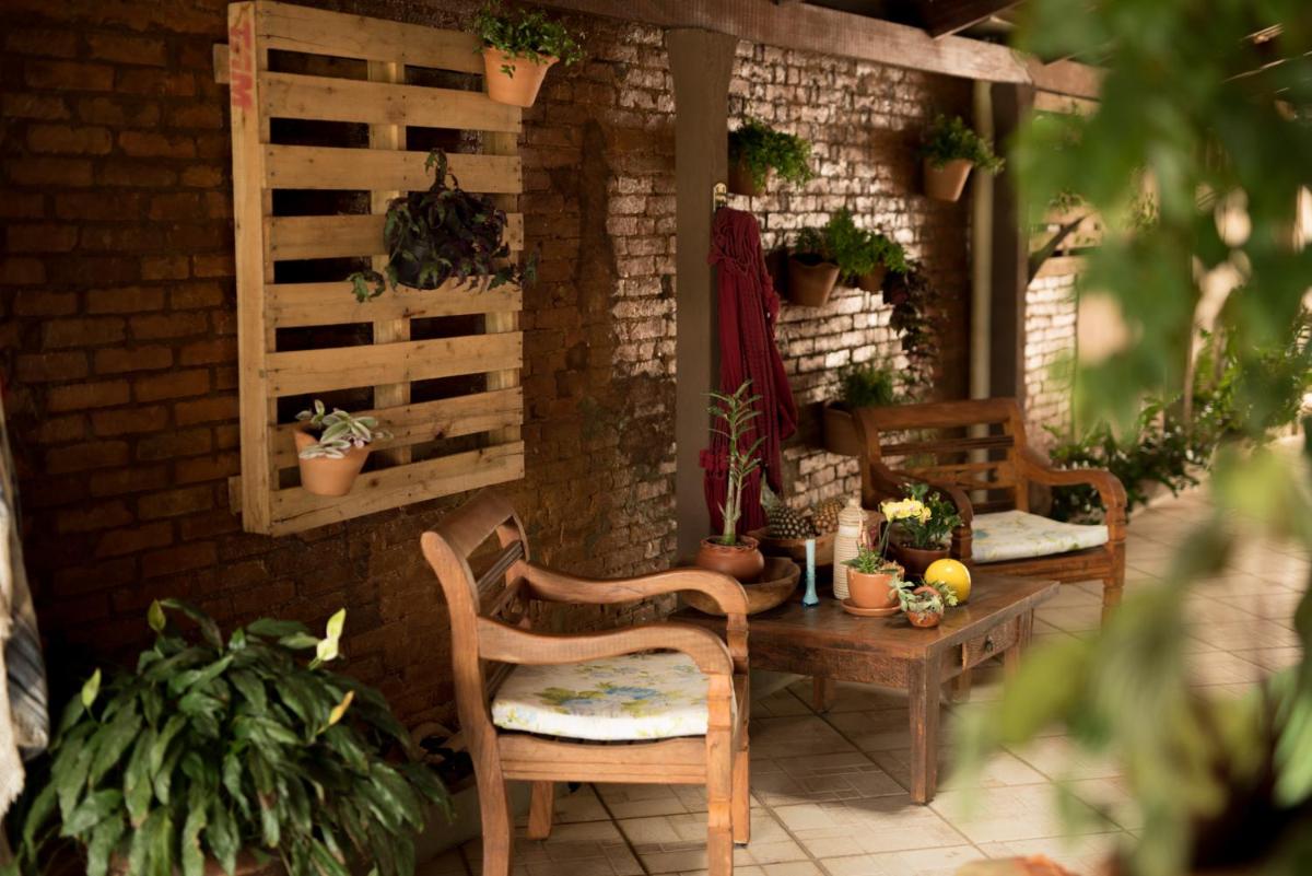 outdoor BBQ area