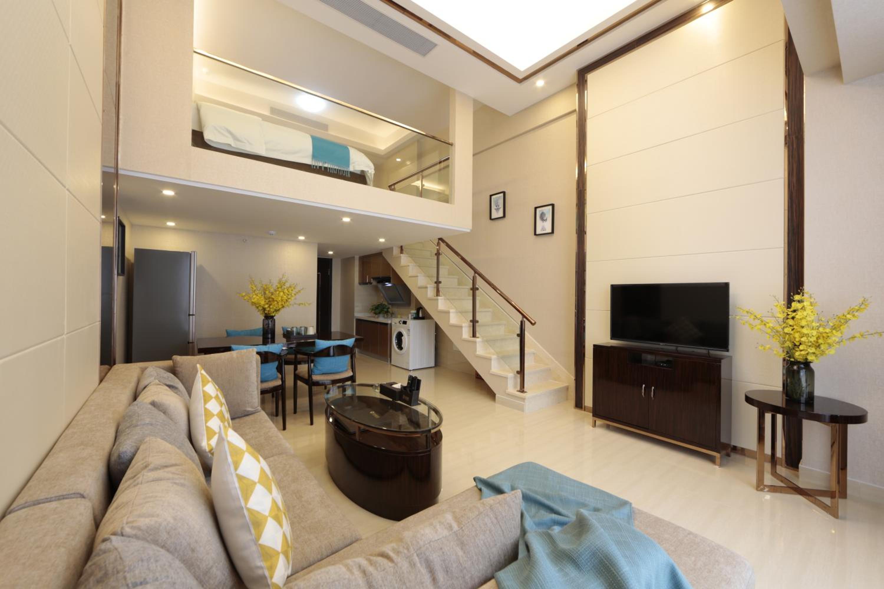 Waifiden Duplex Apartment Zhongyong Jinyu Building-Free Shuttle Bus to Canton Fair