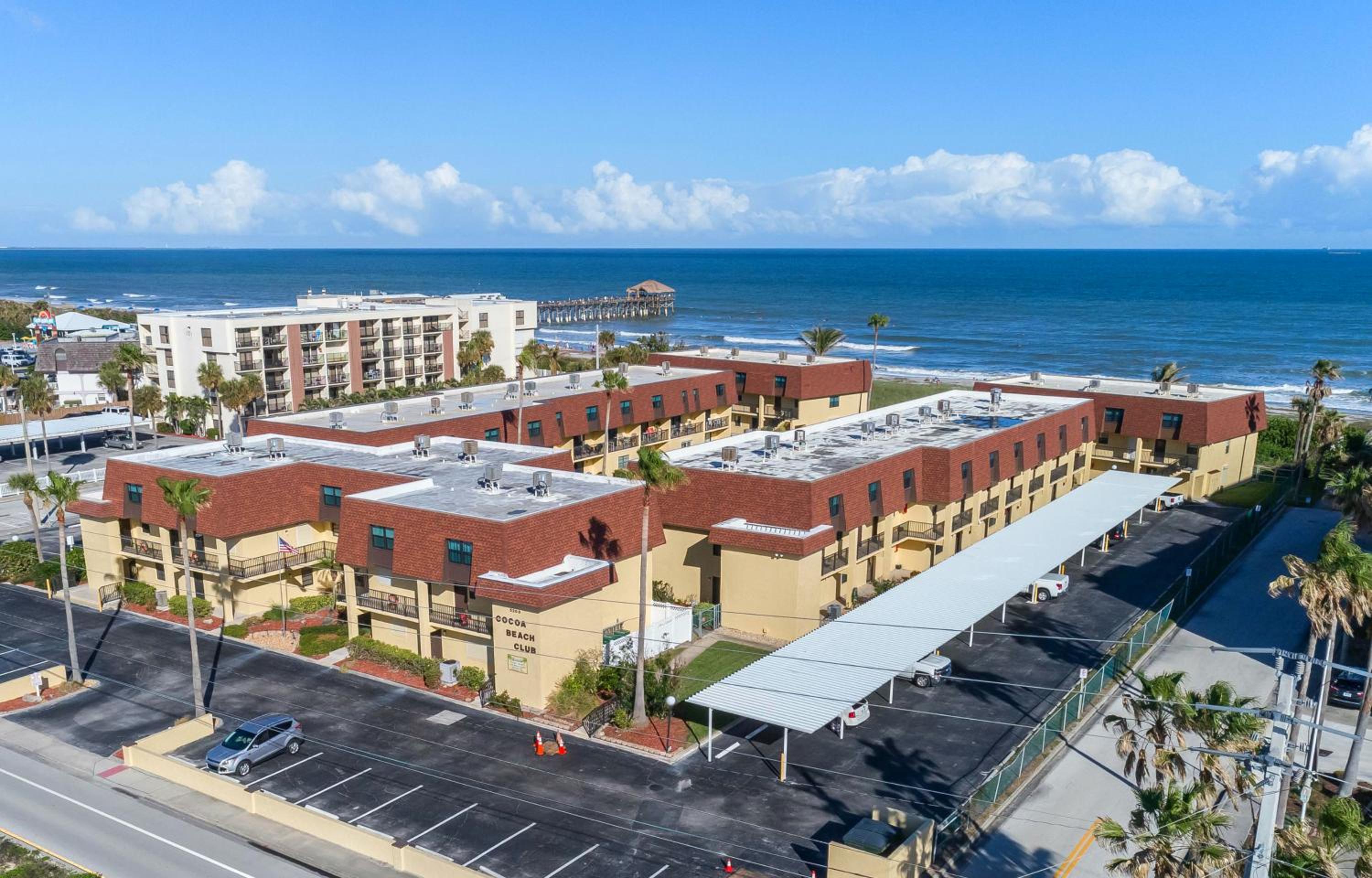 Cocoa Beach Club - Oceanfront Condos with Pool next to Pier and Port Canaveral view 2