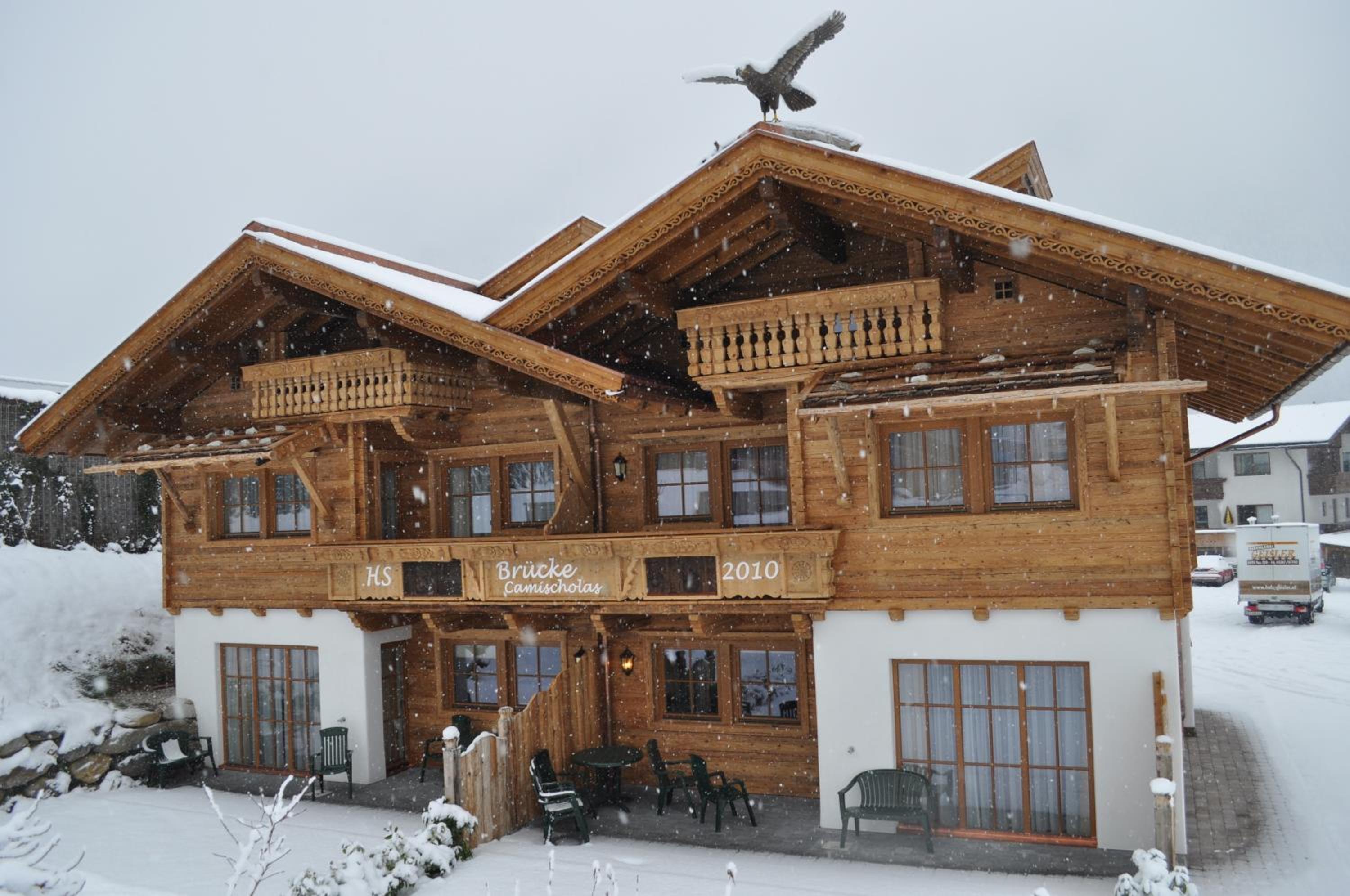 Alpenchalet Brücke