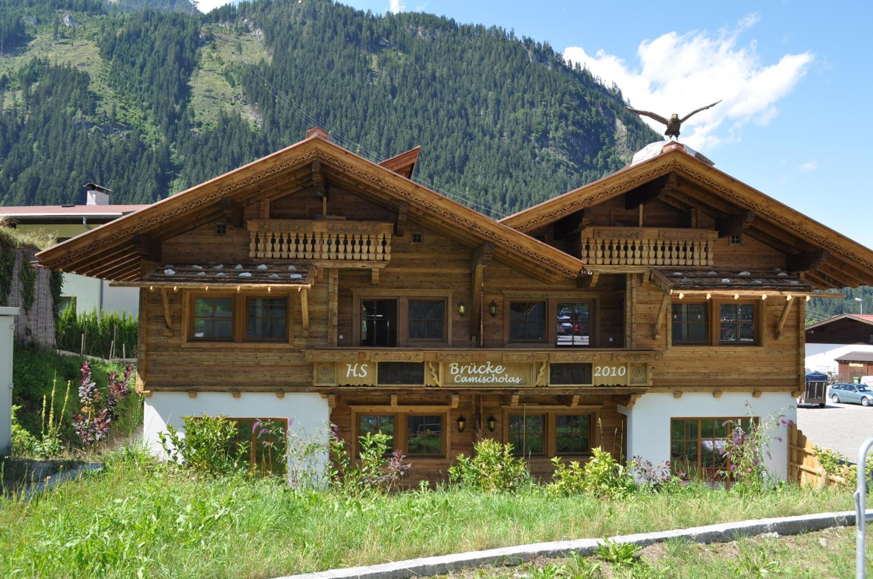 Alpenchalet Brücke