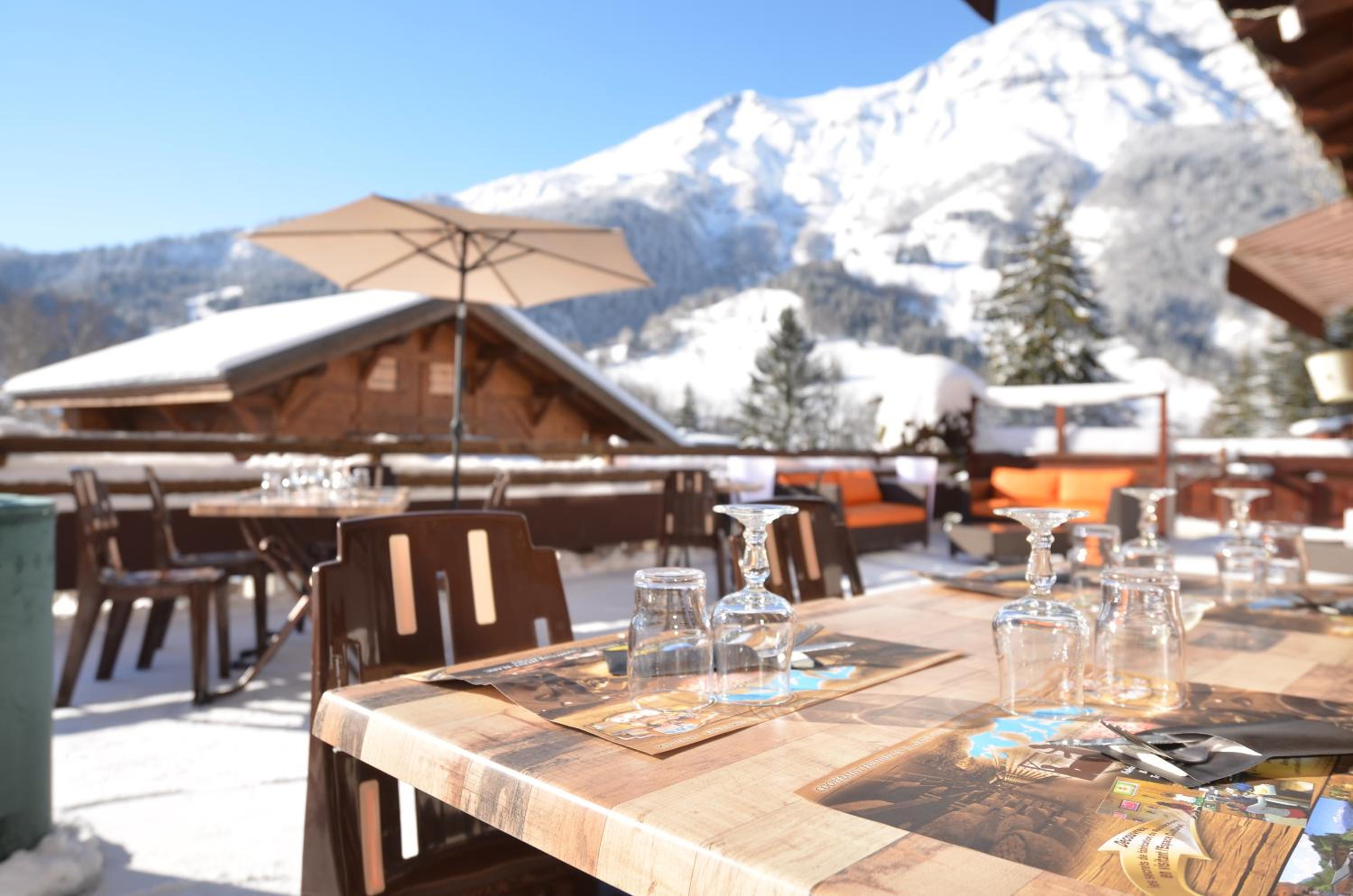 outdoor BBQ area