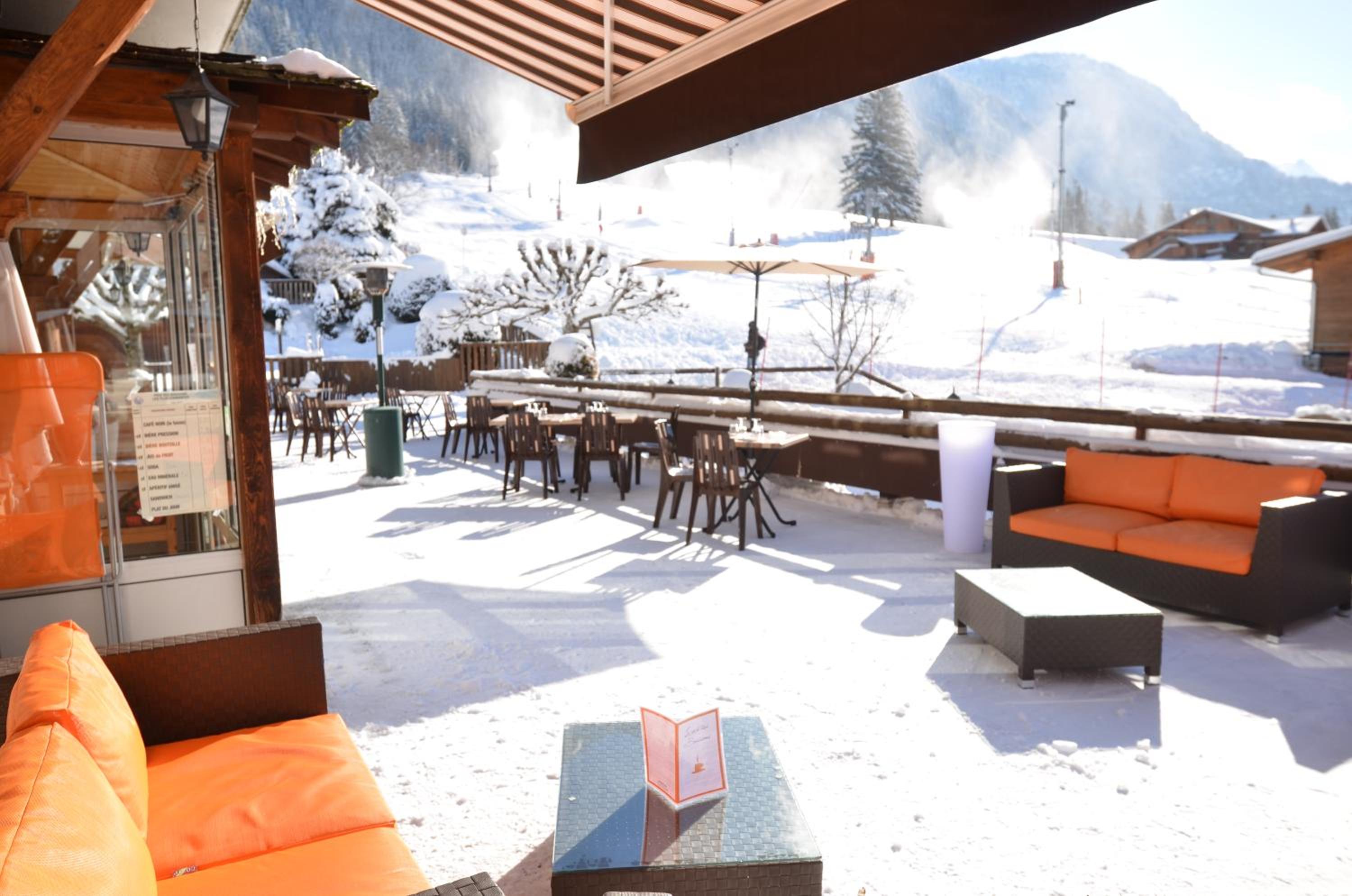 outdoor BBQ area