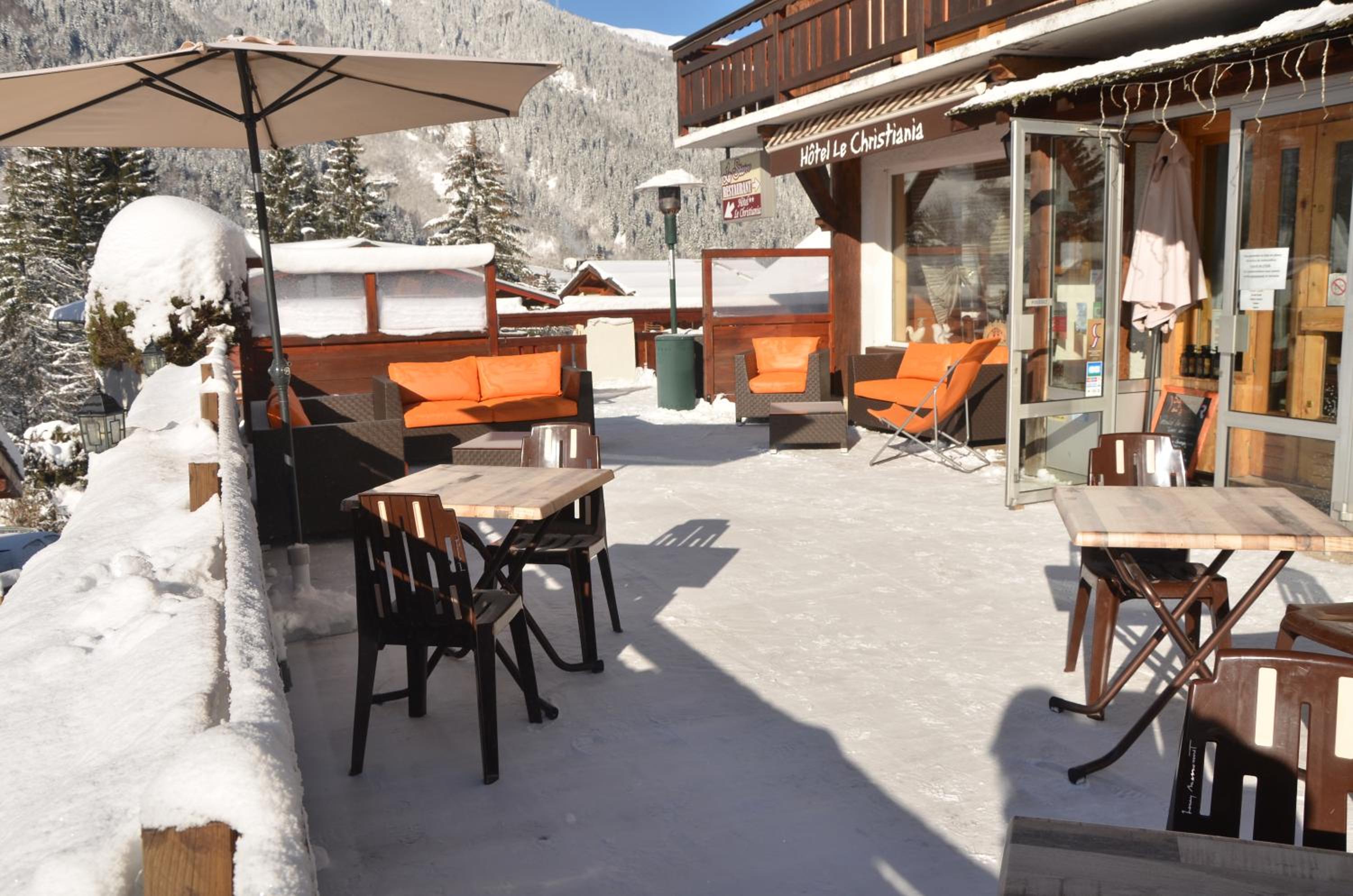 outdoor BBQ area
