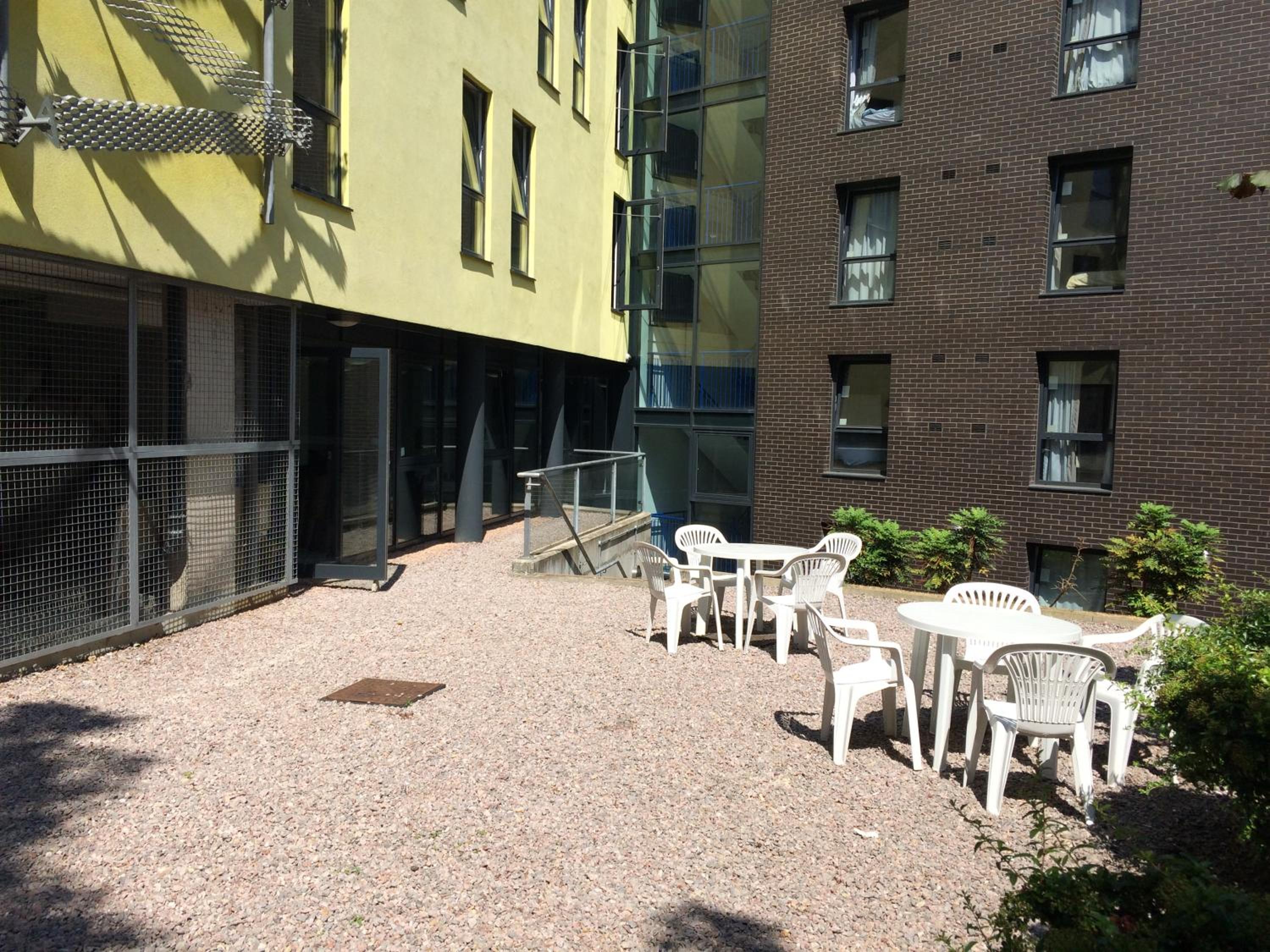 outdoor bbq area