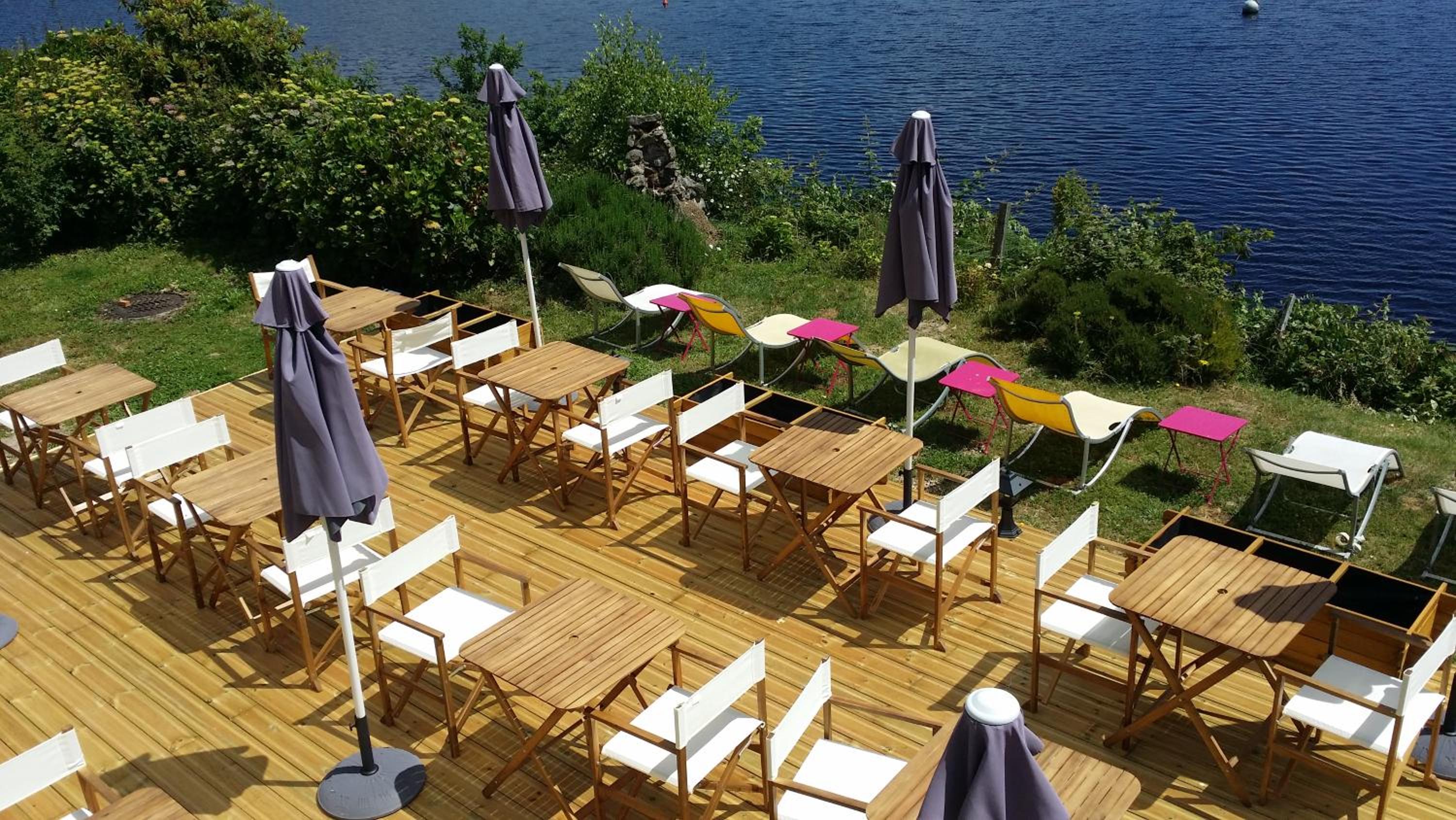 outdoor BBQ area