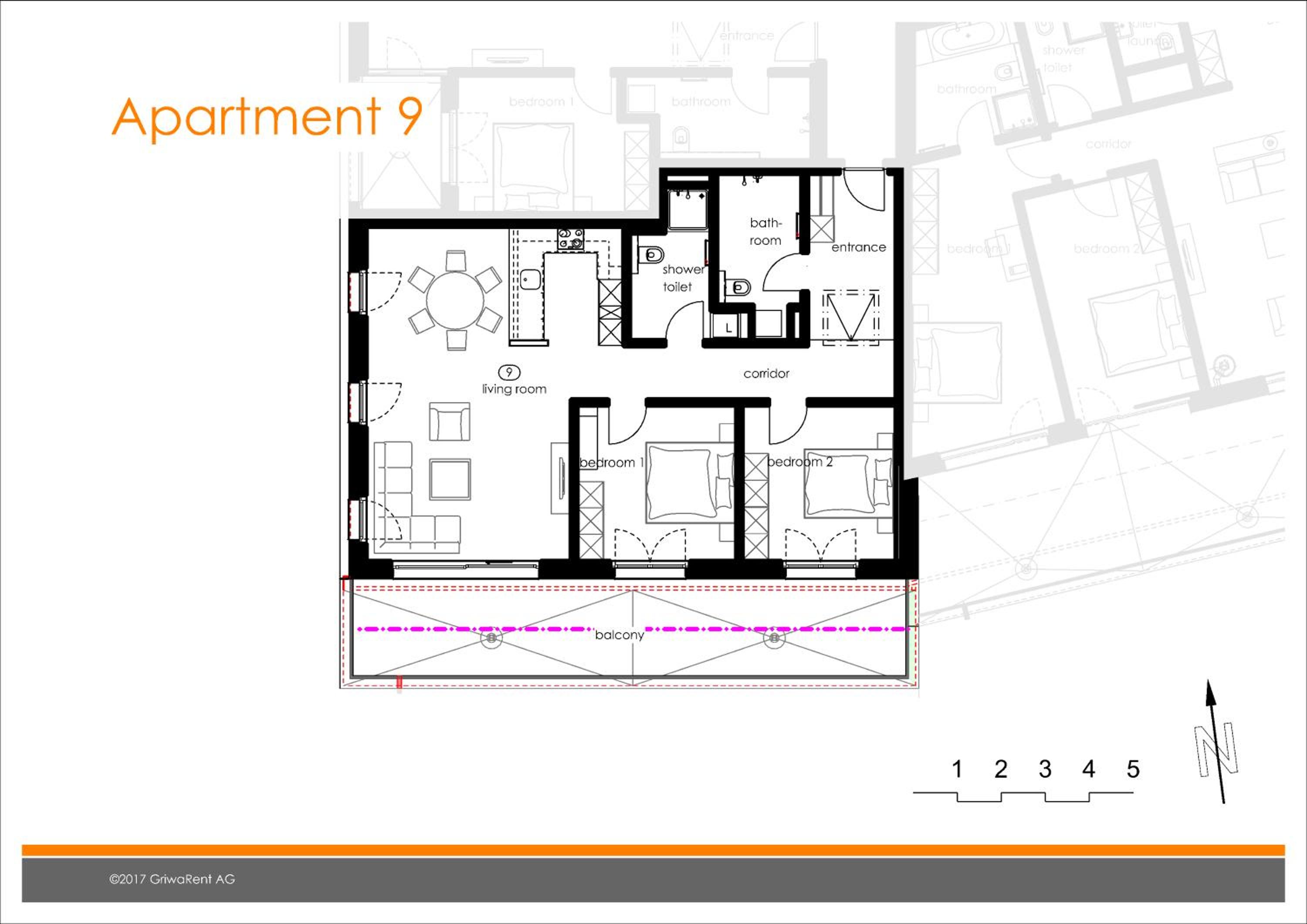 Apartment Krokus - GRIWA RENT AG