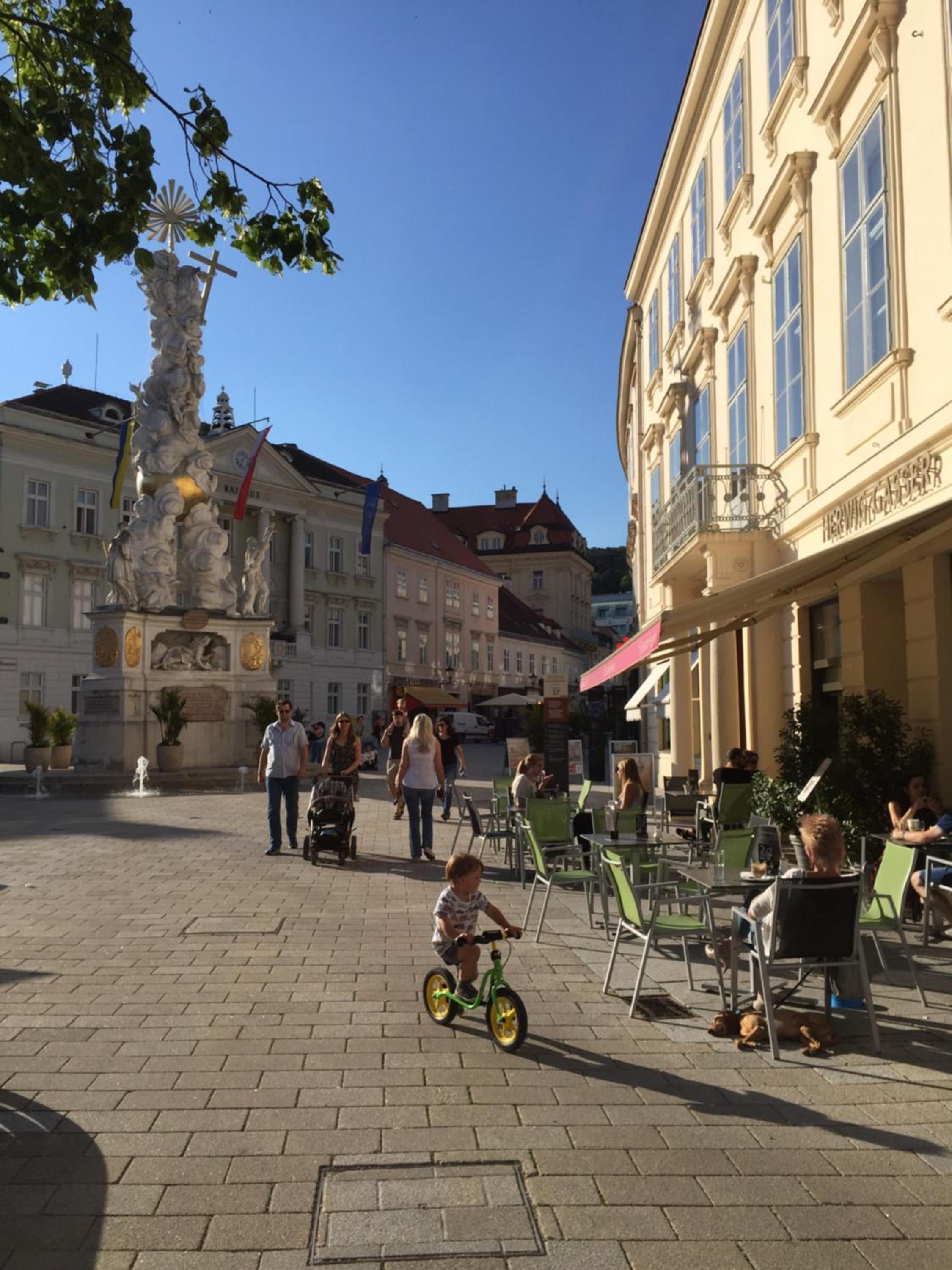 Terrasse Wohnungen mit parking in Zentrum