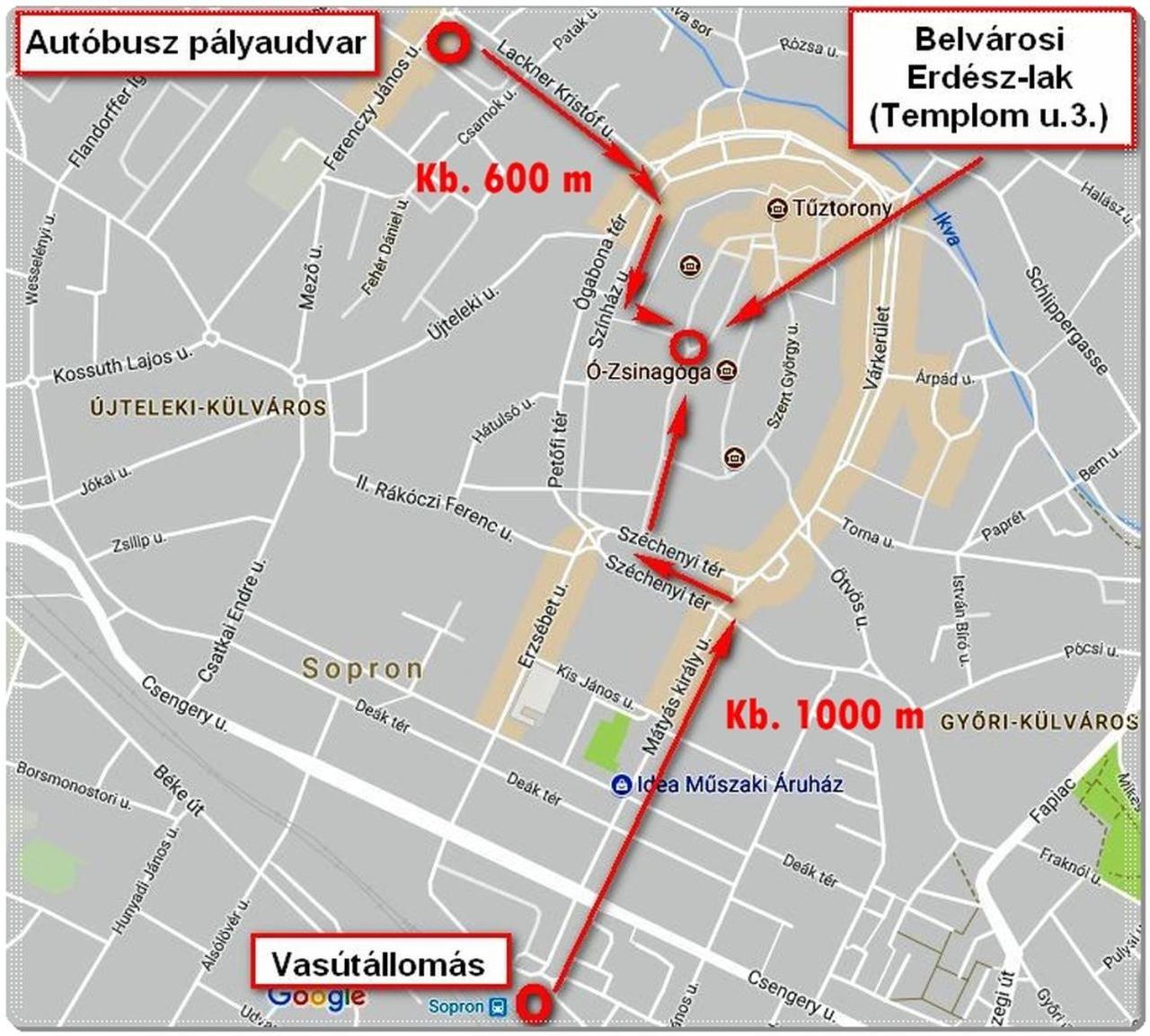 Belvárosi Erdész-lak Sopron view 4