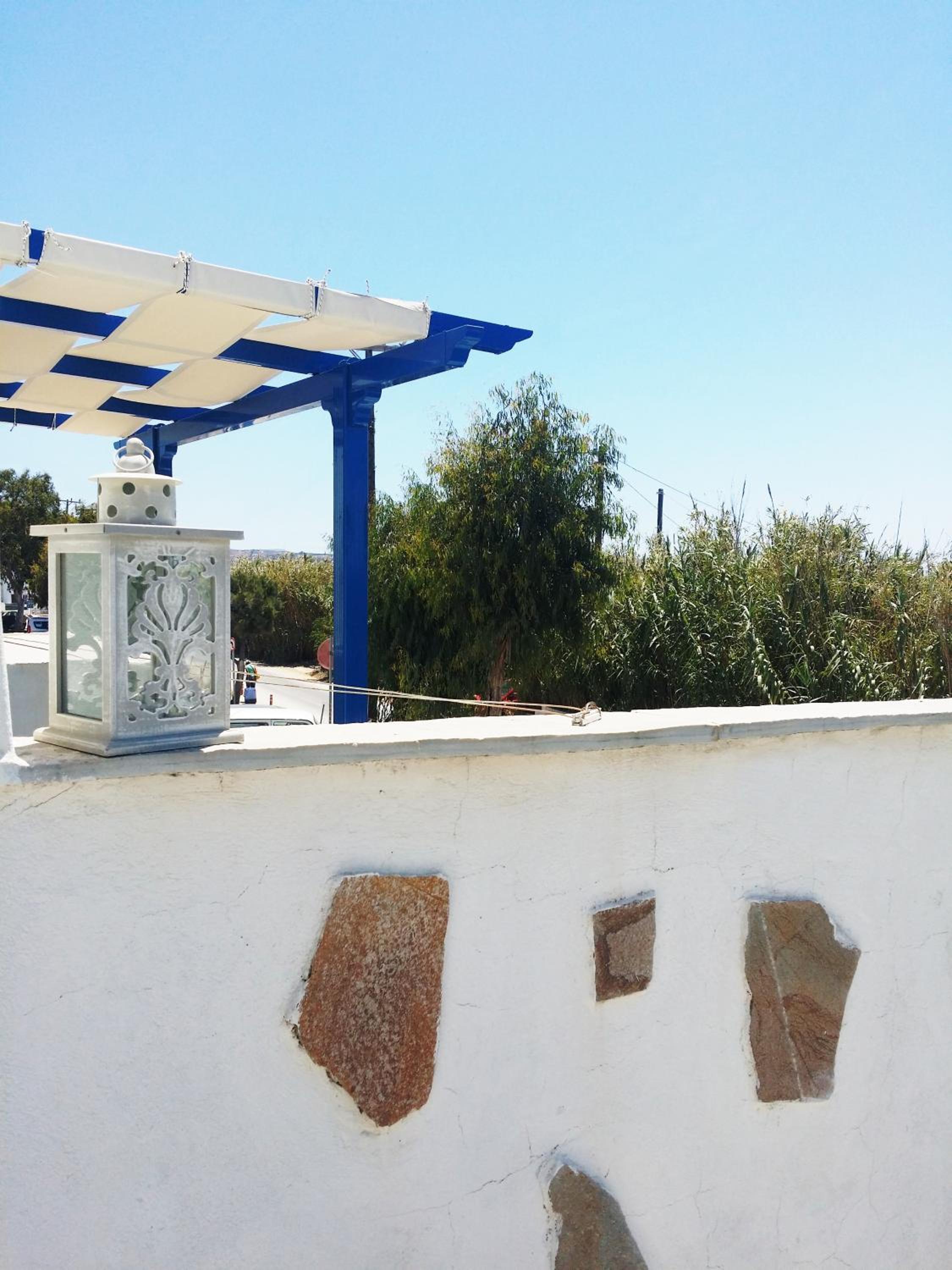 outdoor BBQ area