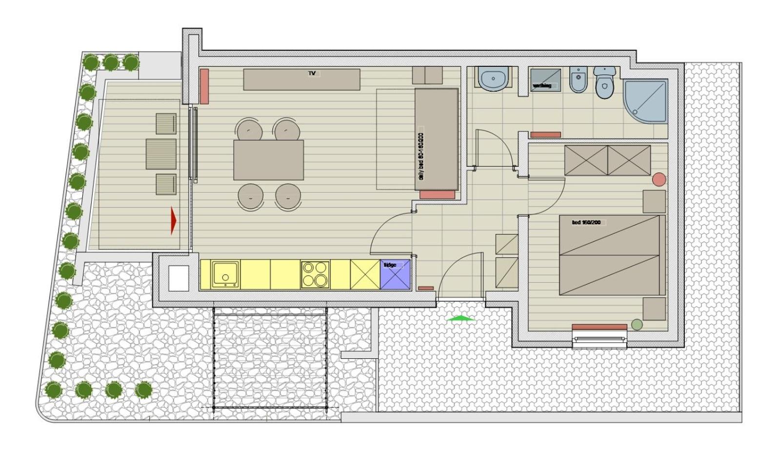 Cute sunny apartment KOD1 view 3
