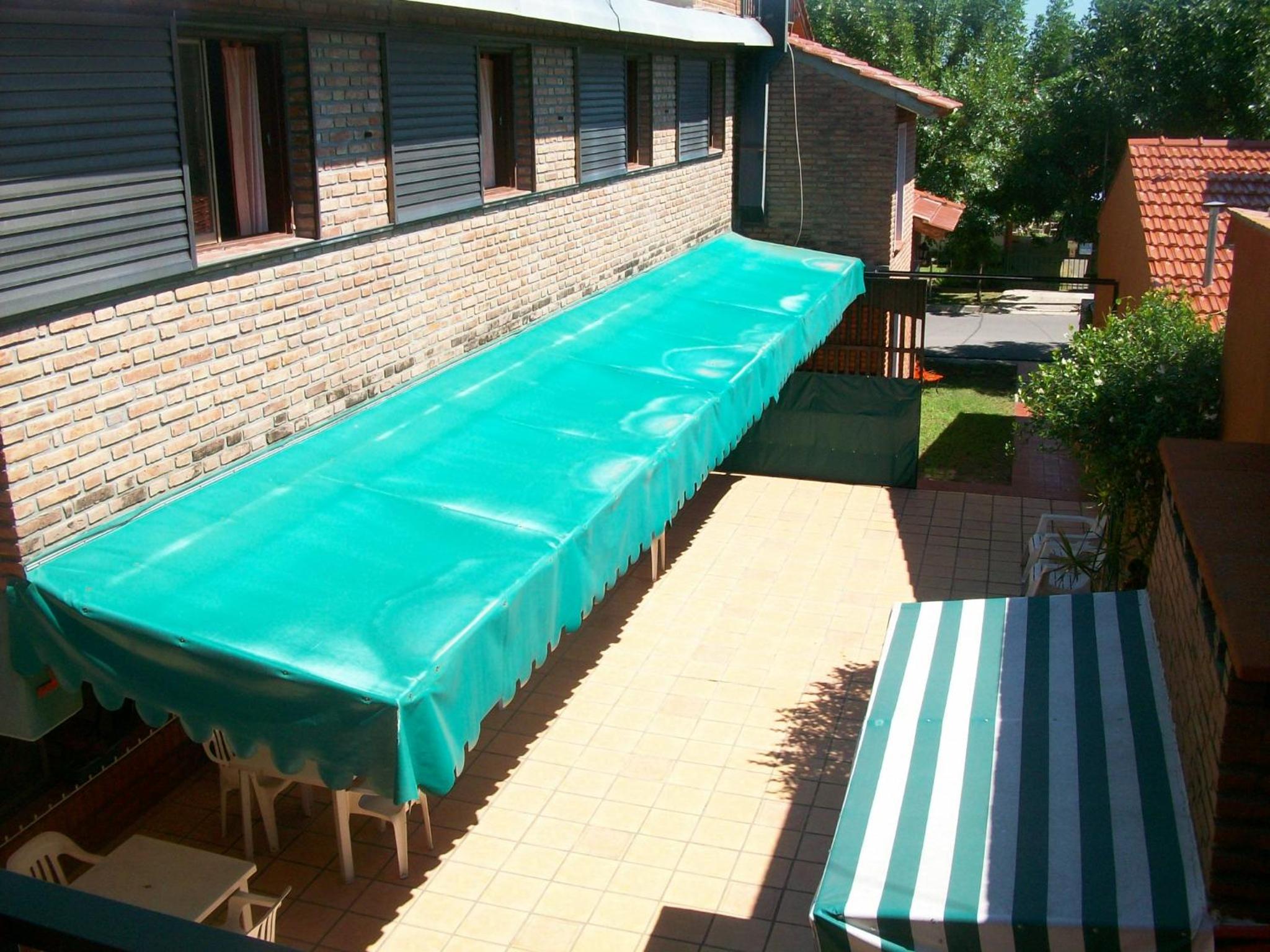 outdoor BBQ area