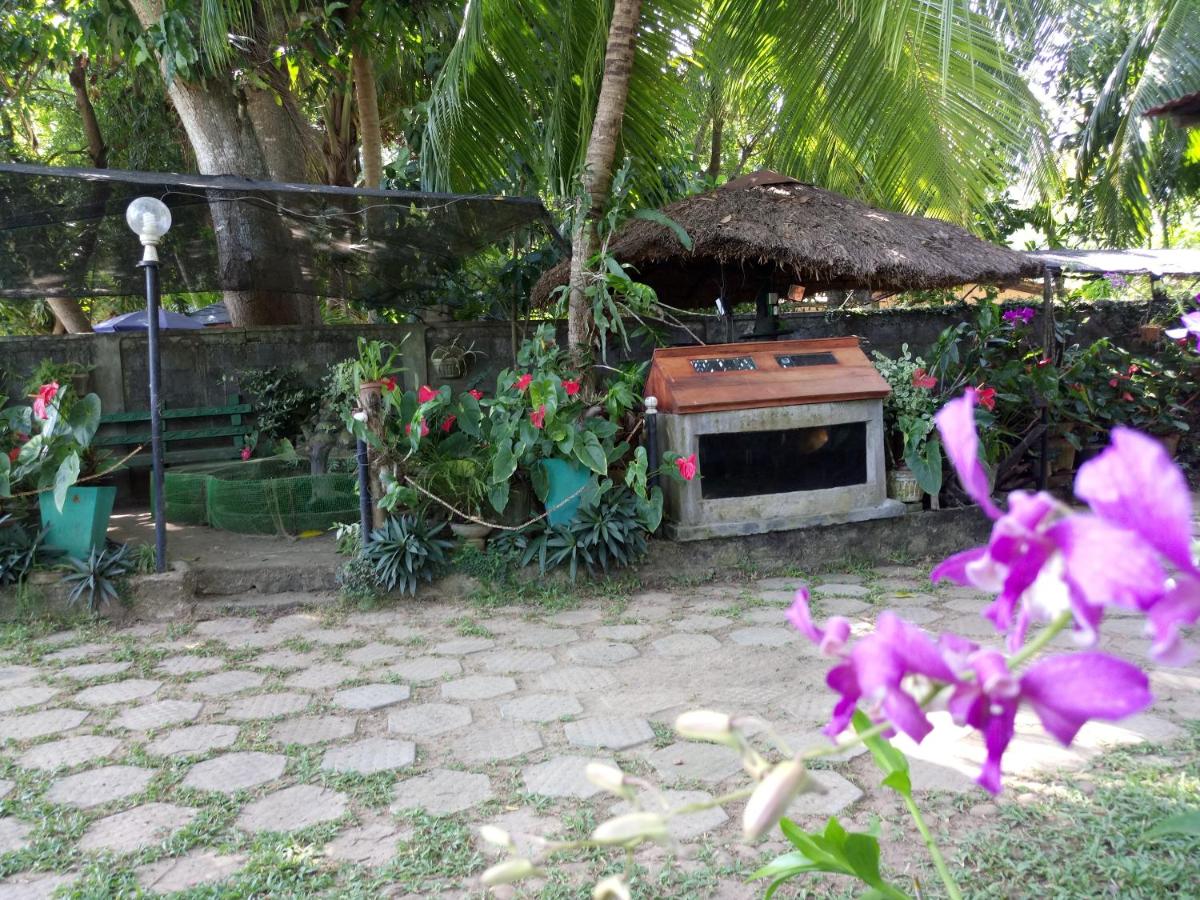 outdoor BBQ area