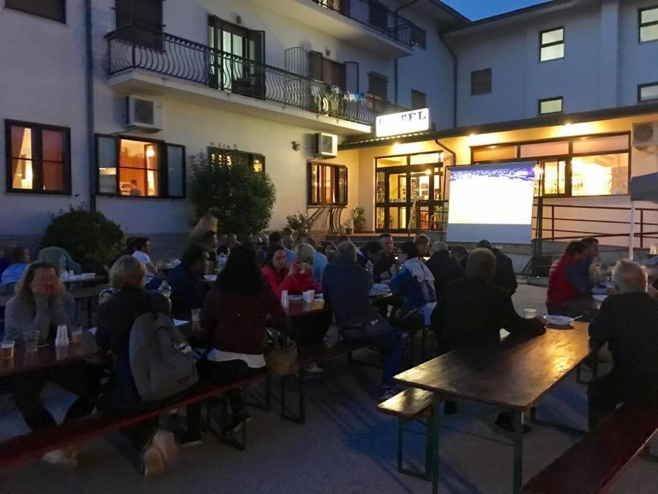 outdoor BBQ area