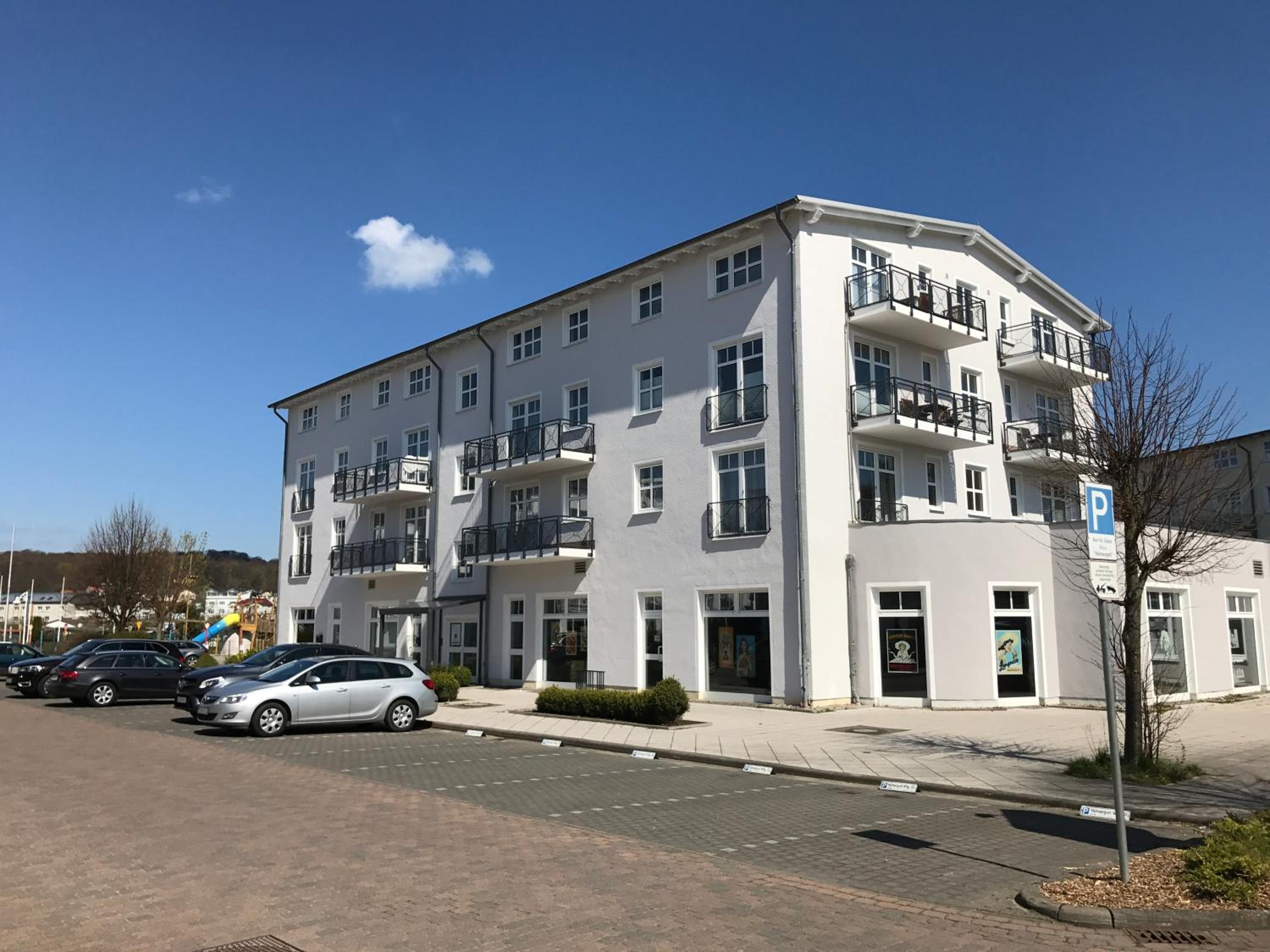 Fewo 22 im Haus Hühnergott Sellin - Balkon mit Aussicht
