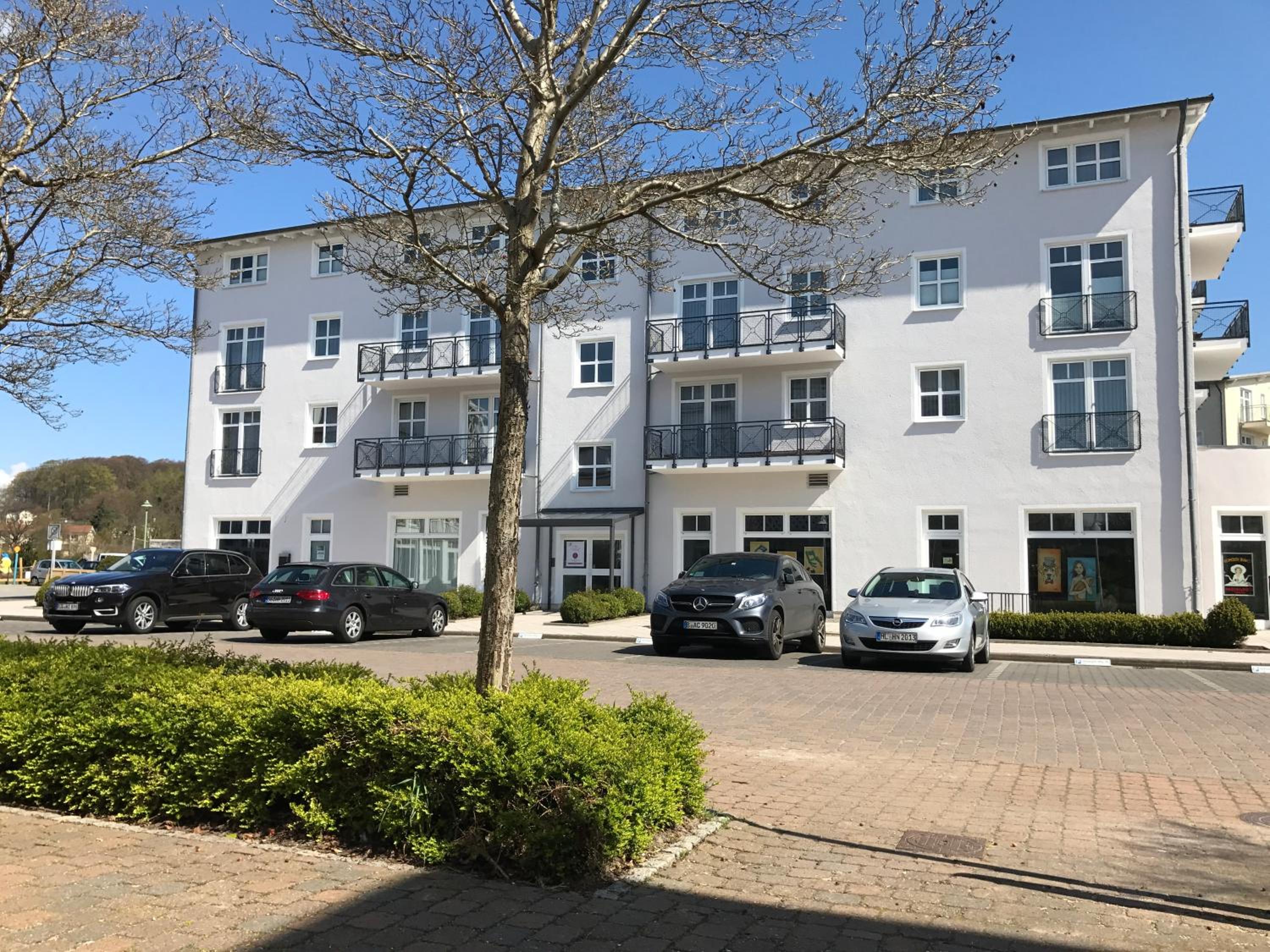 Fewo 22 im Haus Hühnergott Sellin - Balkon mit Aussicht