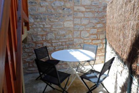 outdoor BBQ area