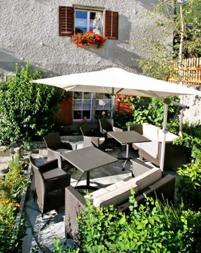 outdoor BBQ area