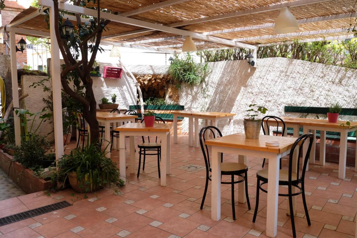 outdoor BBQ area