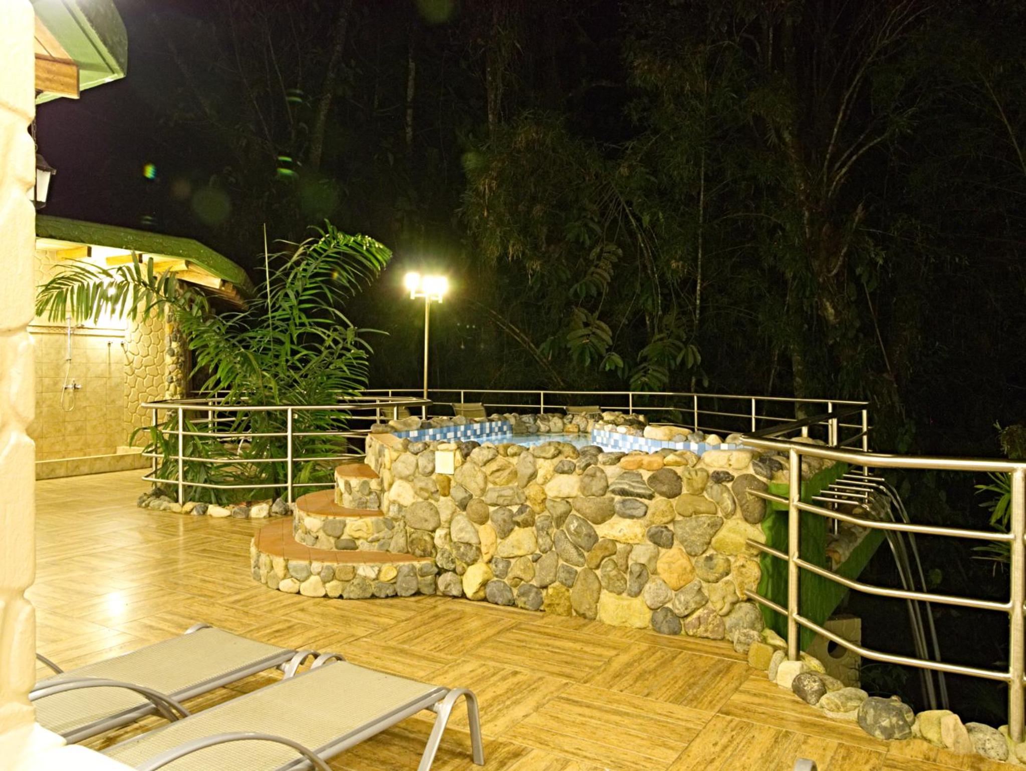 outdoor BBQ area