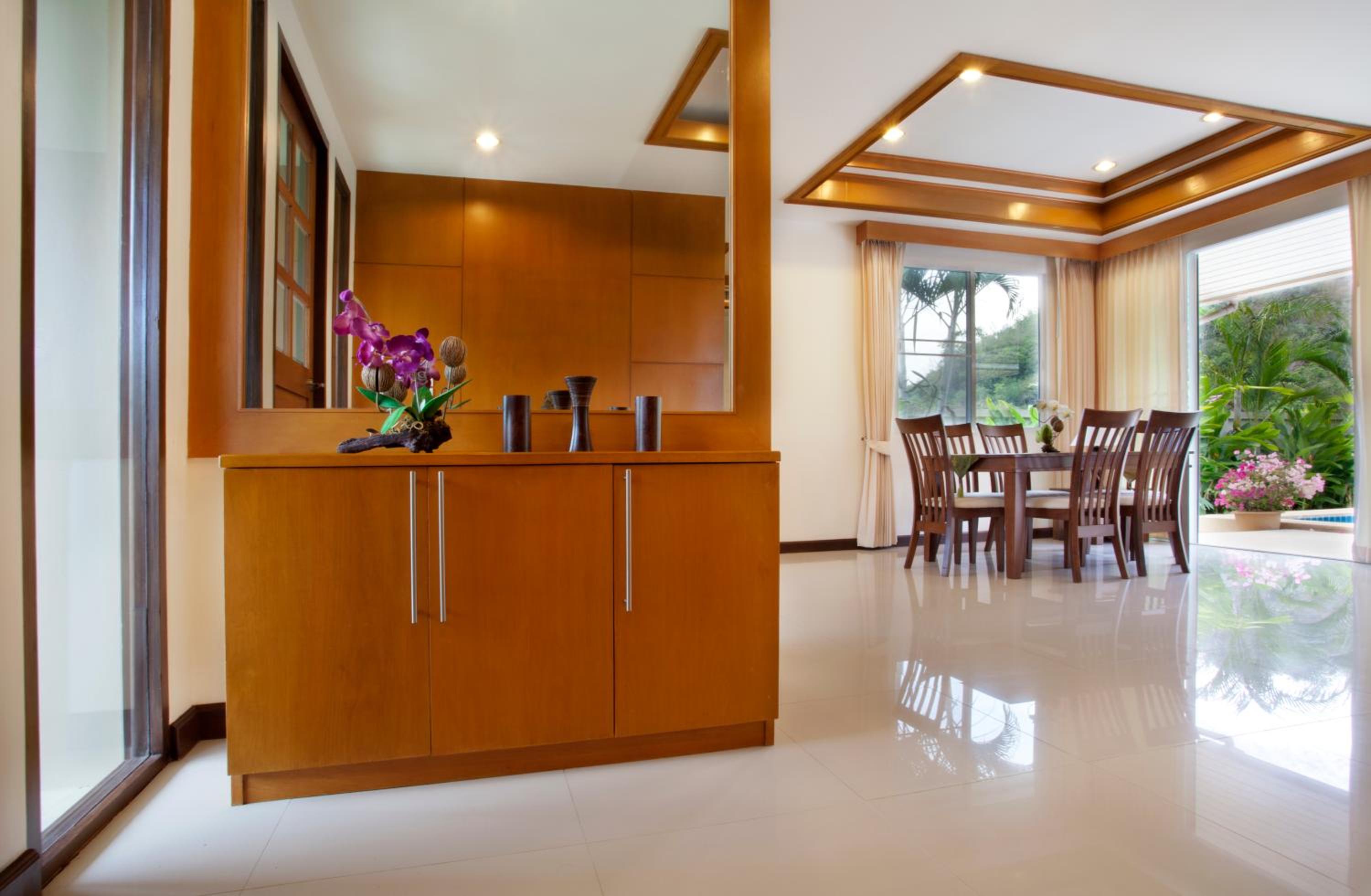 Villa with private pool view 4