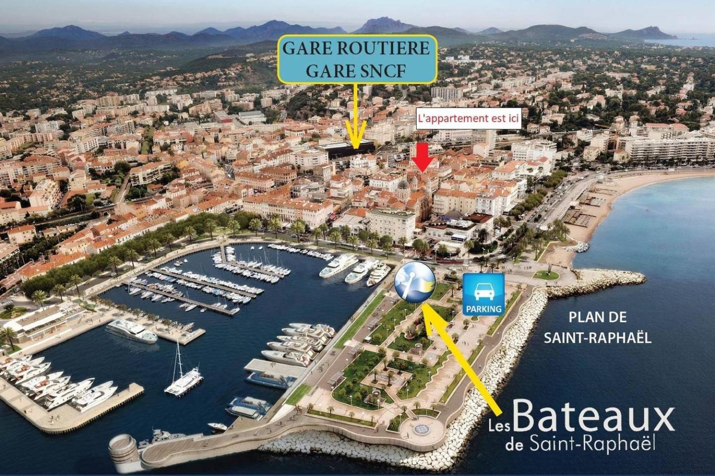 F2 chambre en duplex (calme) plein centre ville 1 min de la plage, photo 6