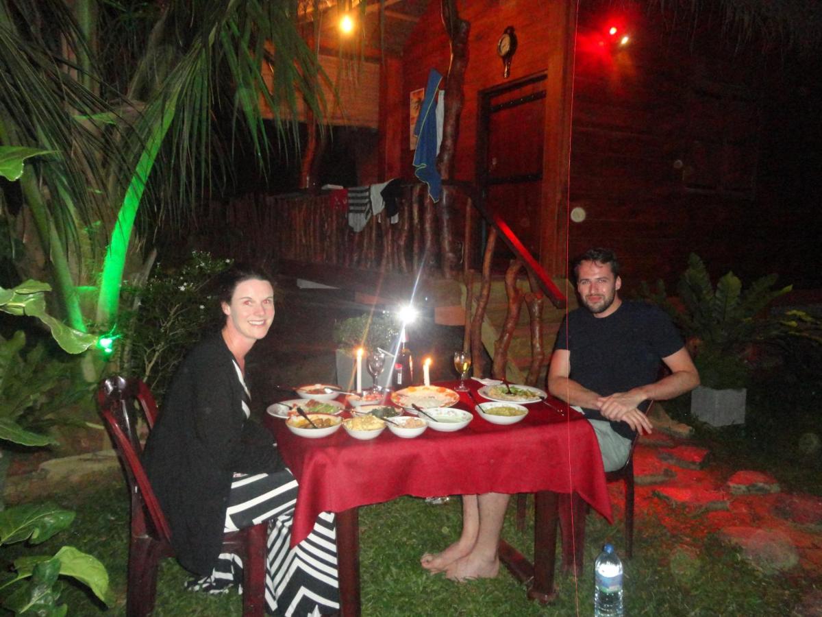 outdoor BBQ area