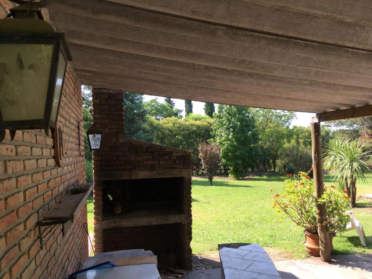 outdoor BBQ area