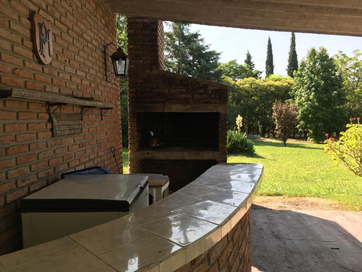 outdoor BBQ area