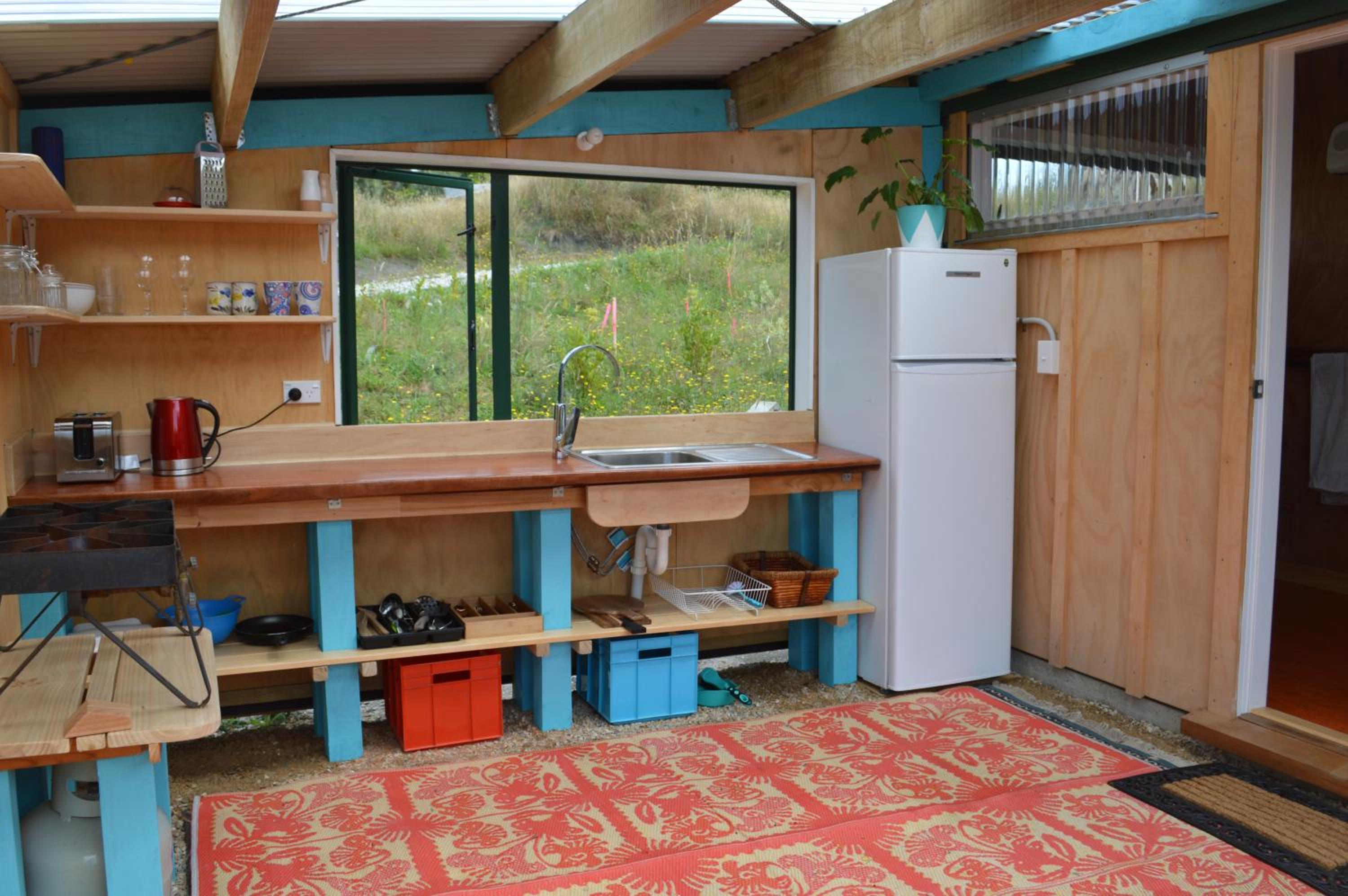 Sunrise Cabin at First Light Rangihaeata Retreat view 4